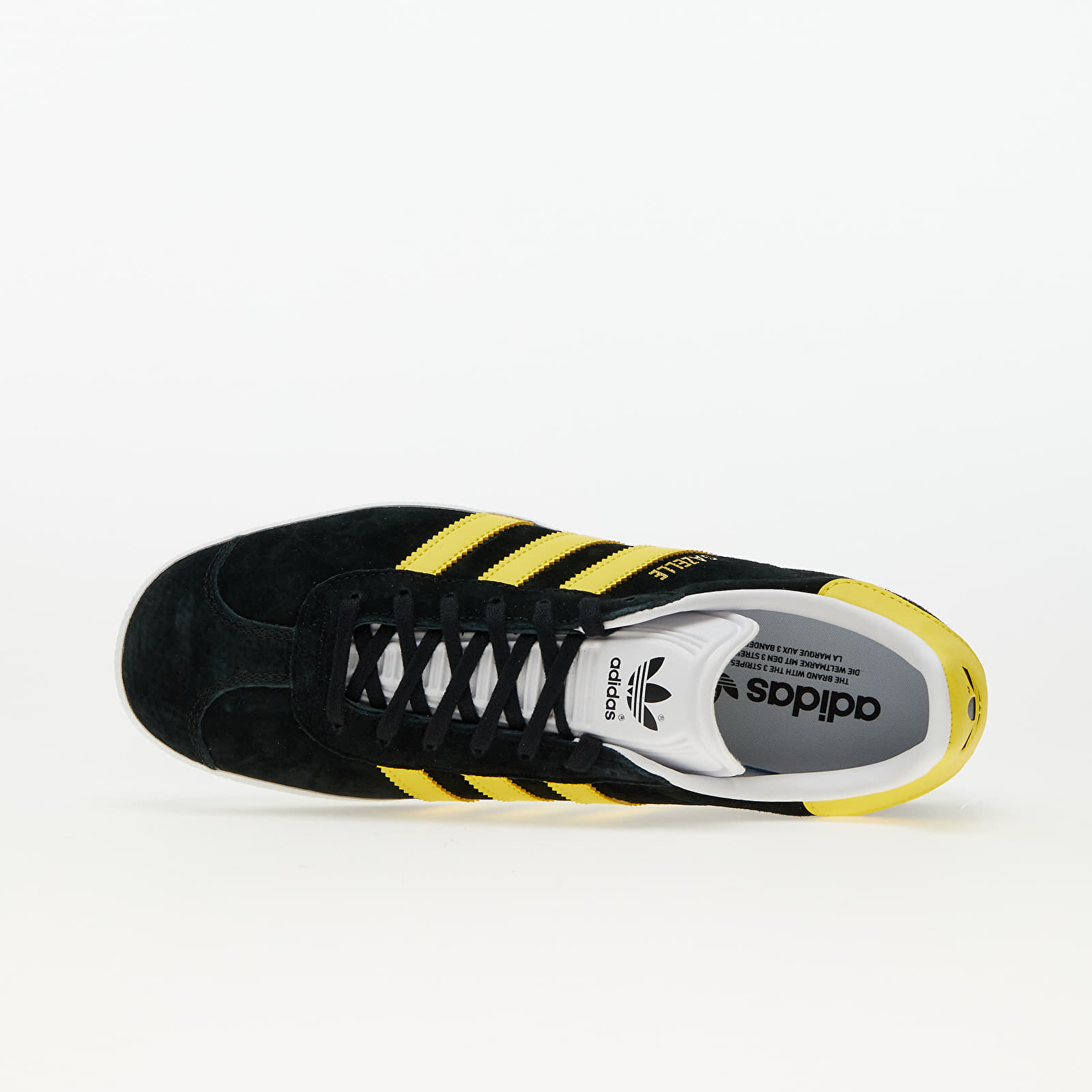 Turnschuhe und Schuhe fur Manner adidas Originals Gazelle Core Black Imp Yellow Ftw White Queens