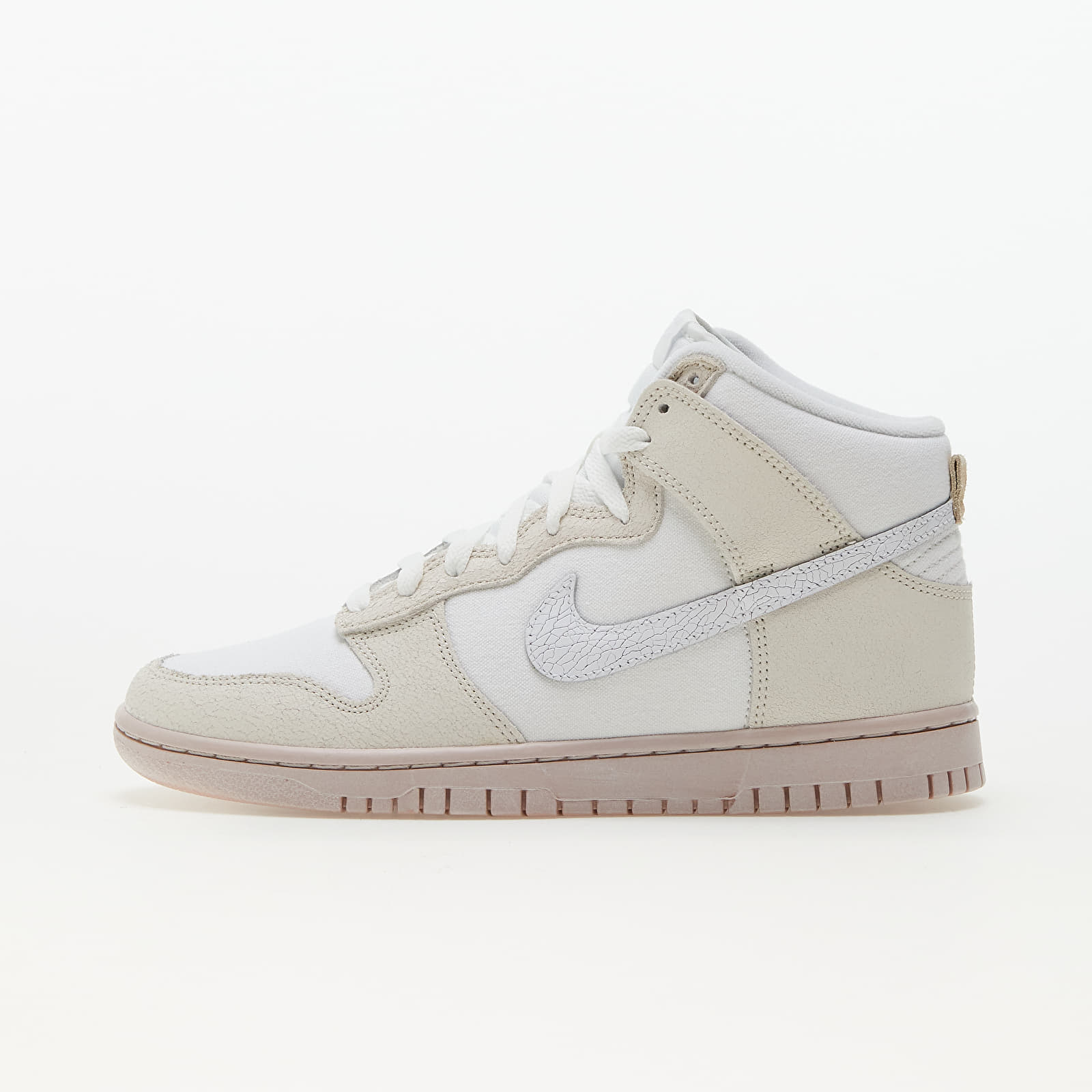 Vīriešu čības un apavi Nike Dunk High Retro Premium Summit White/ White-Phantom-Pink Oxford