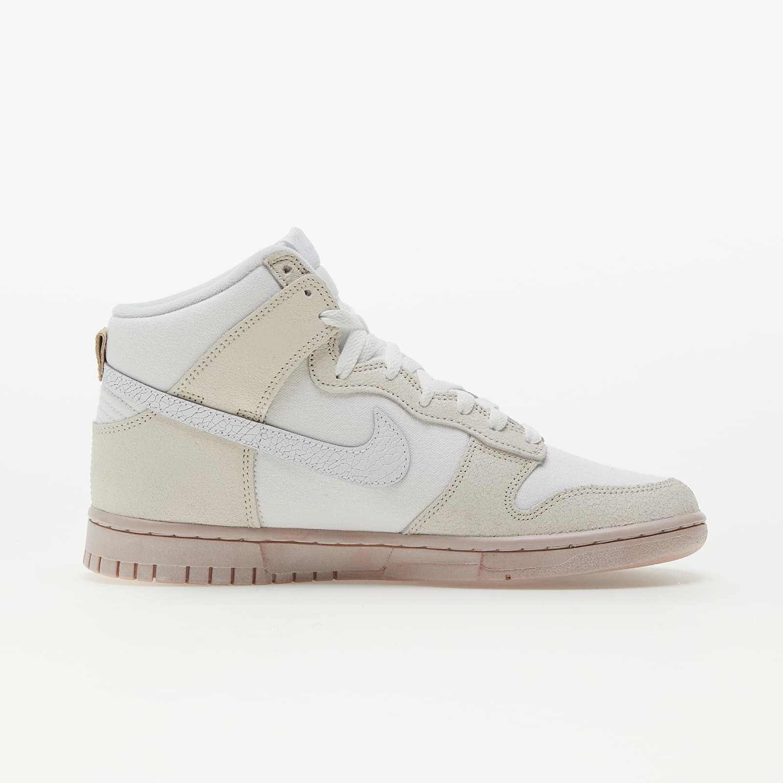 Vīriešu čības un apavi Nike Dunk High Retro Premium Summit White/ White-Phantom-Pink Oxford