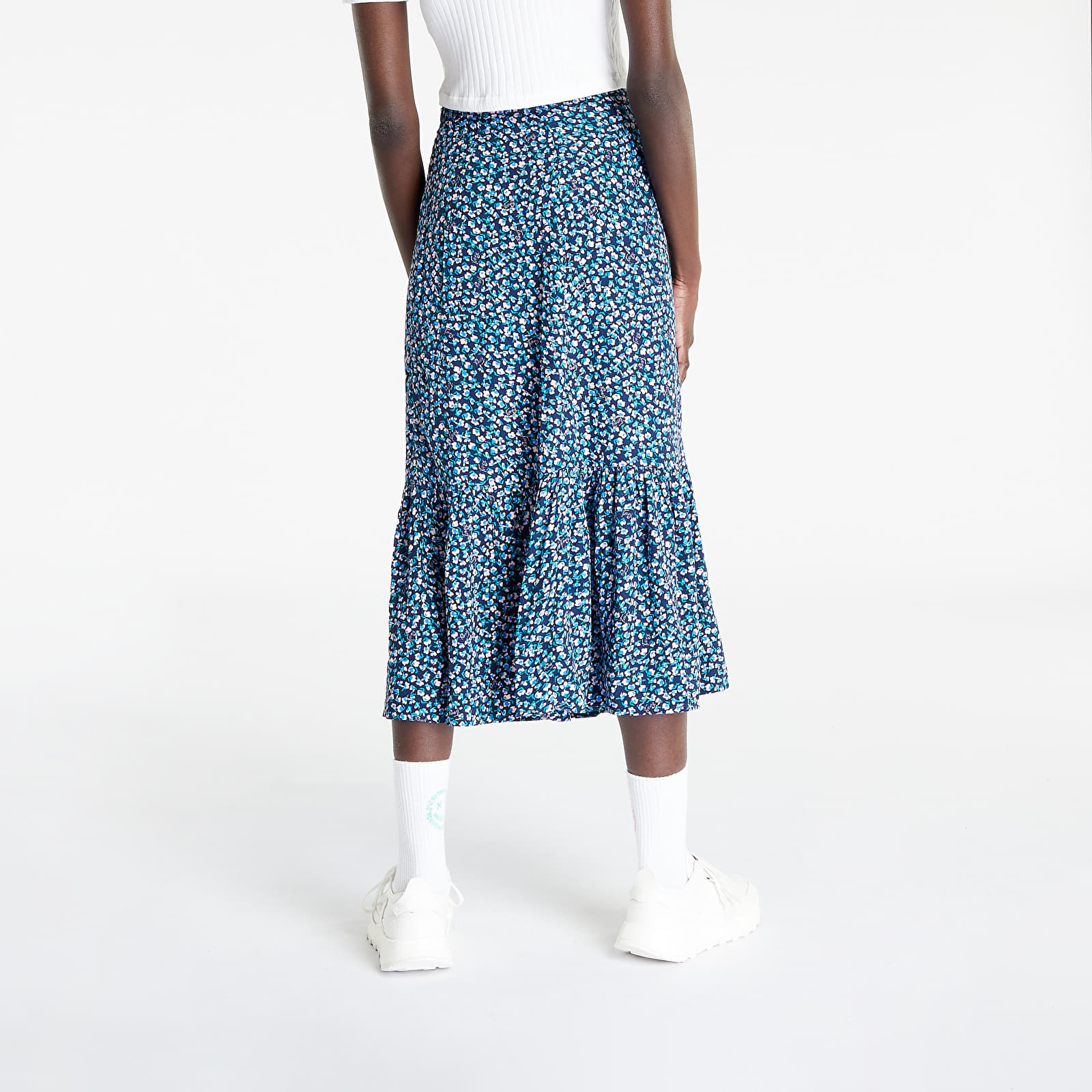 Skirts TOMMY JEANS Ditsy Floral Midi Skirt Blue Ditsy Floral Print Queens
