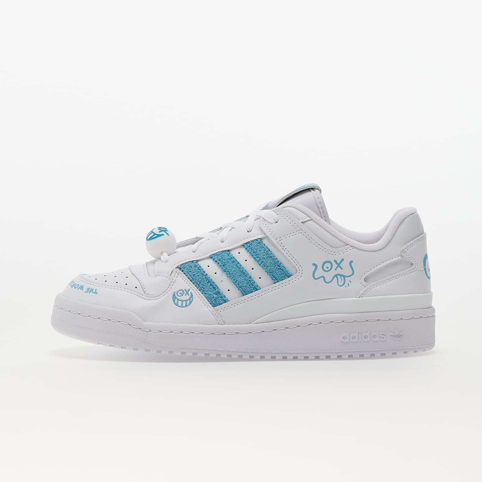 Miesten lenkkarit ja kengät adidas Originals x André Saraiva Forum Low Cl Ftw White/ Ftw White/ Ftw White