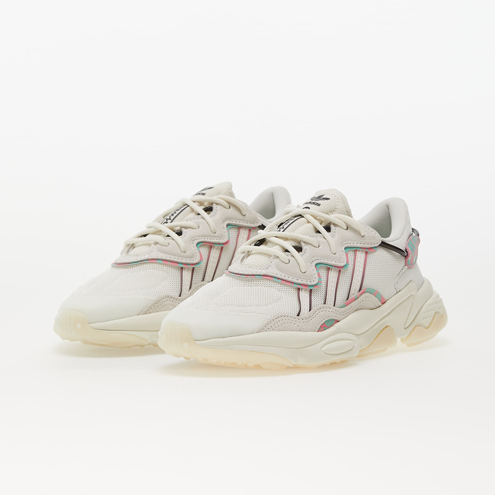 Încălțăminte și sneakerși pentru femei adidas Originals Ozweego W Off White/ Off White/ Core Black
