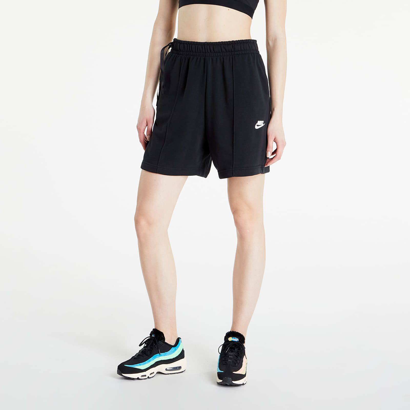 Shorts Nike Sportswear French Terry Fleece High-Rise Shorts Black
