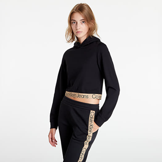 Calvin klein hotsell tape neck hoodie