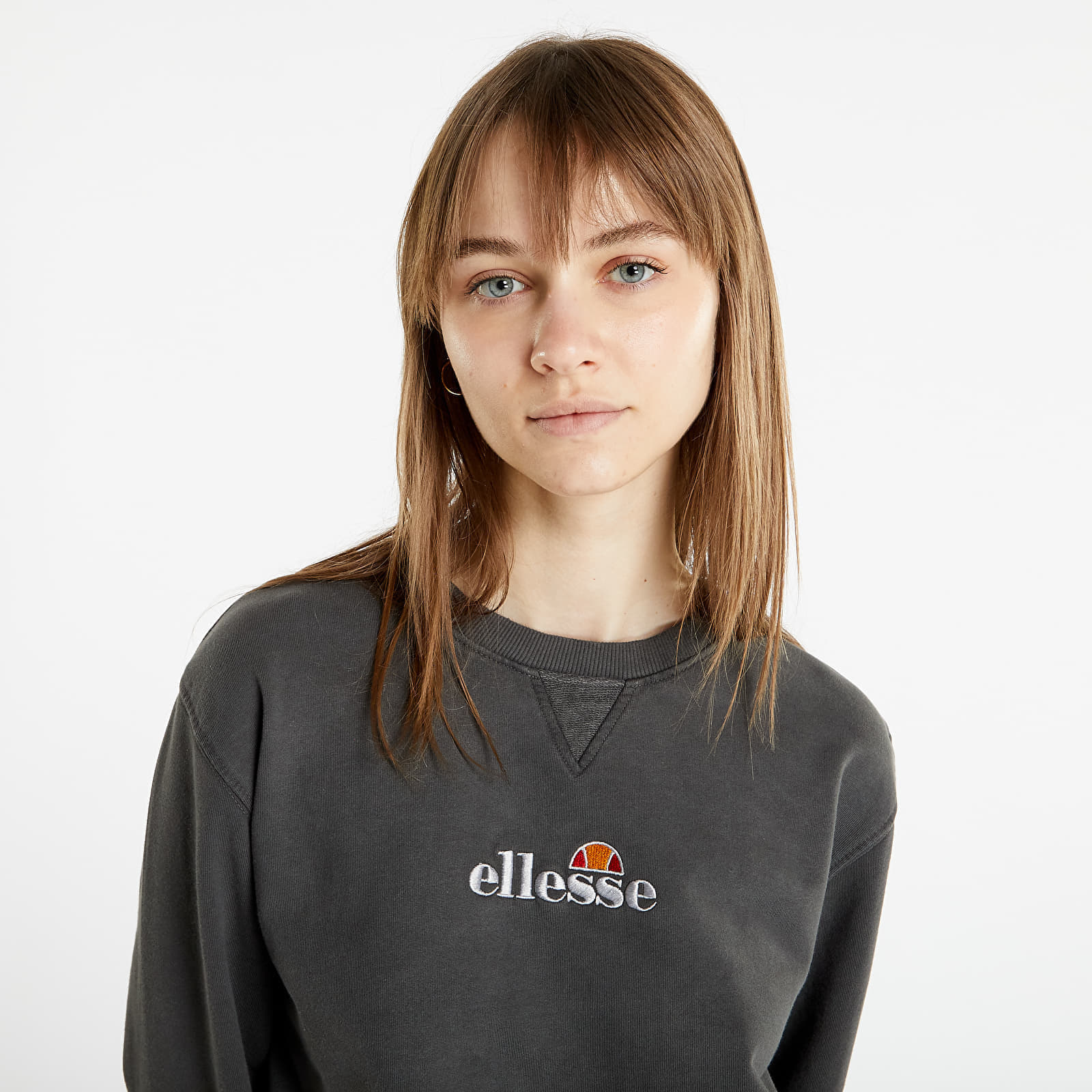 Hoodies and sweatshirts Ellesse Popsy Cropped Sweatshirt Black