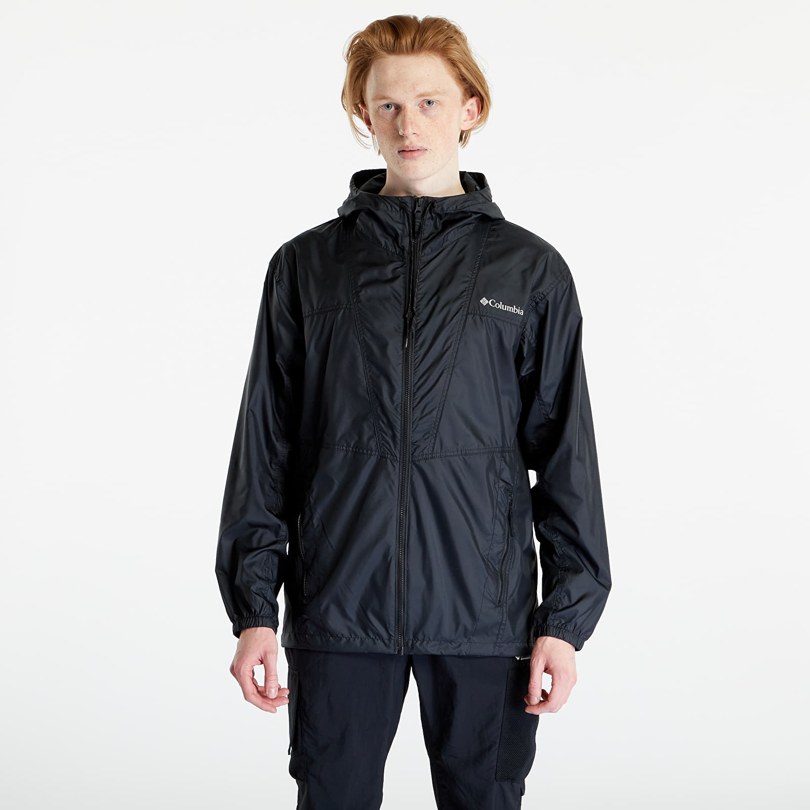 Black columbia men's windbreaker outlet