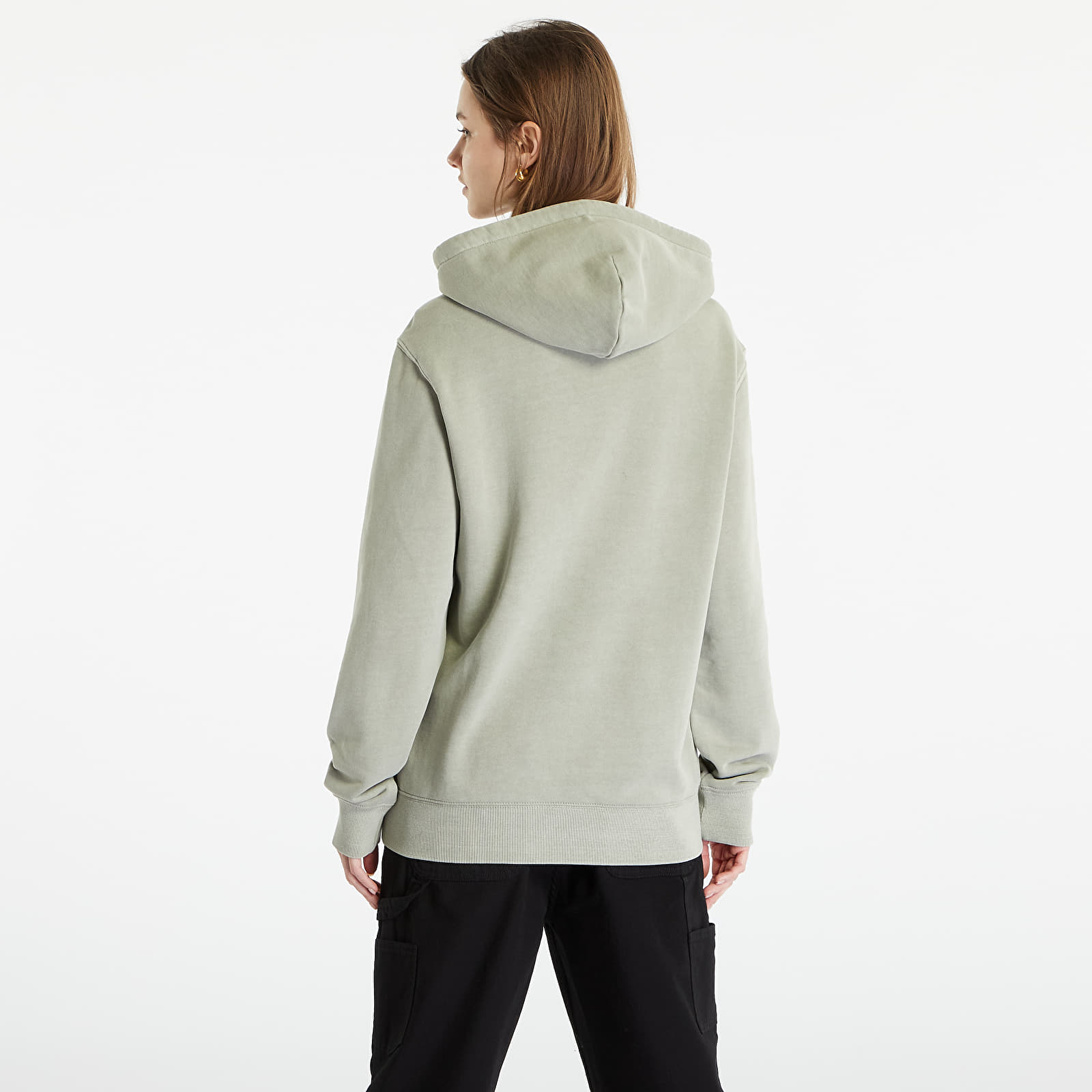 Суичърти Carhartt WIP Hooded Duster Sweat UNISEX Yucca Garment Dyed