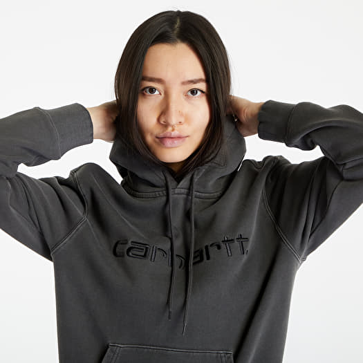 Hoodies and sweatshirts Carhartt WIP Duster Hoodie Black Garment Dyed Queens