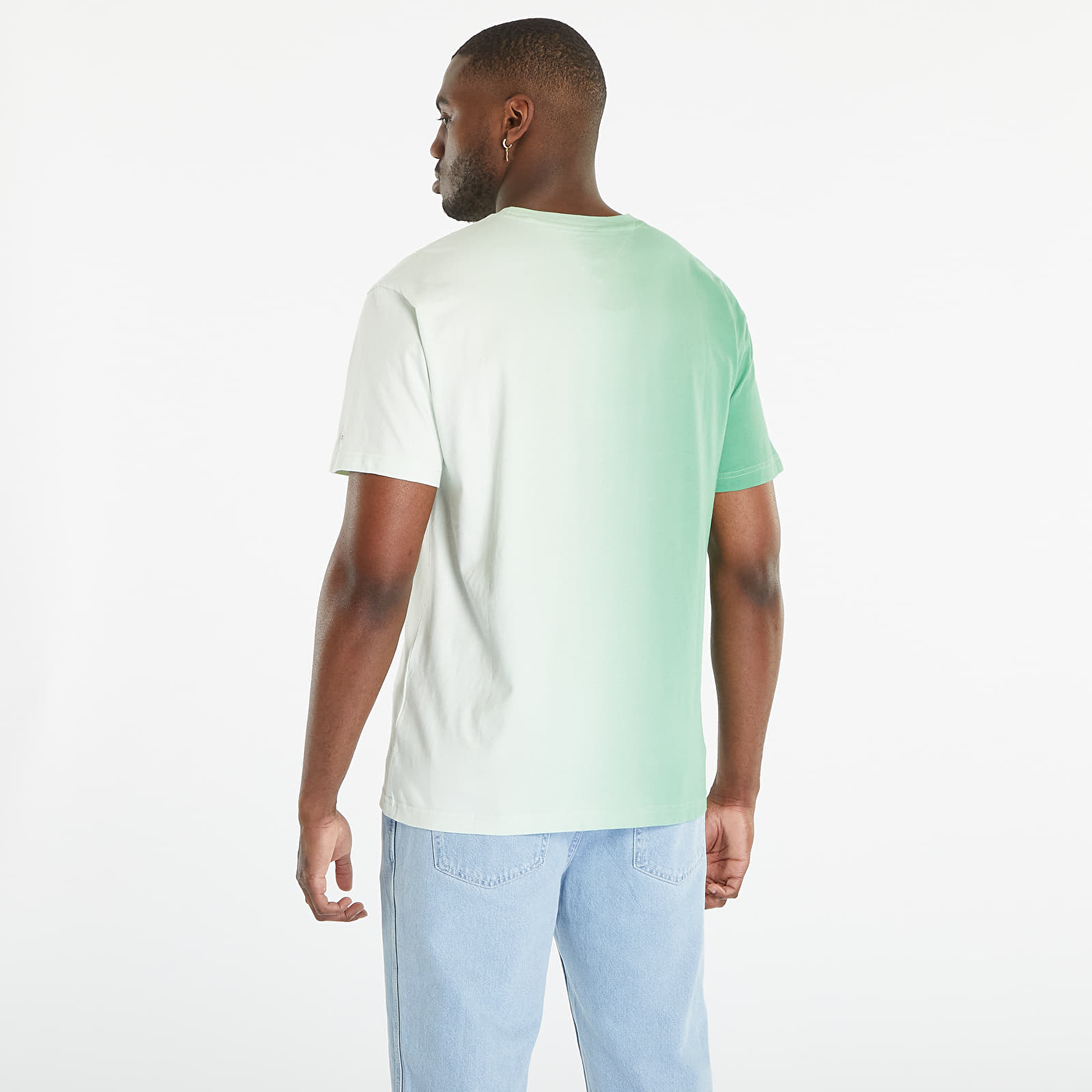 T-krekli TOMMY JEANS Dip Dye Classic FIt T-Shirt Green
