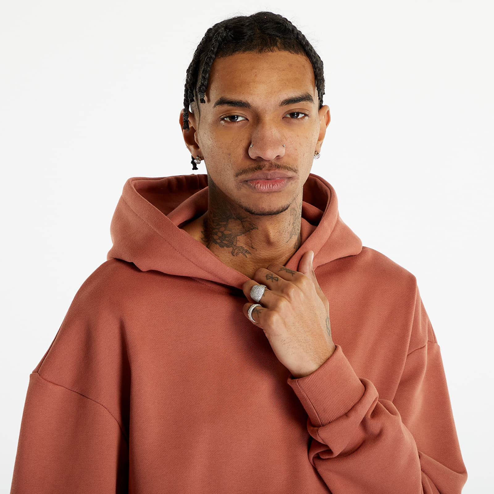 Hoodies Urban Classics Ultra Heavy Hoody Terracotta