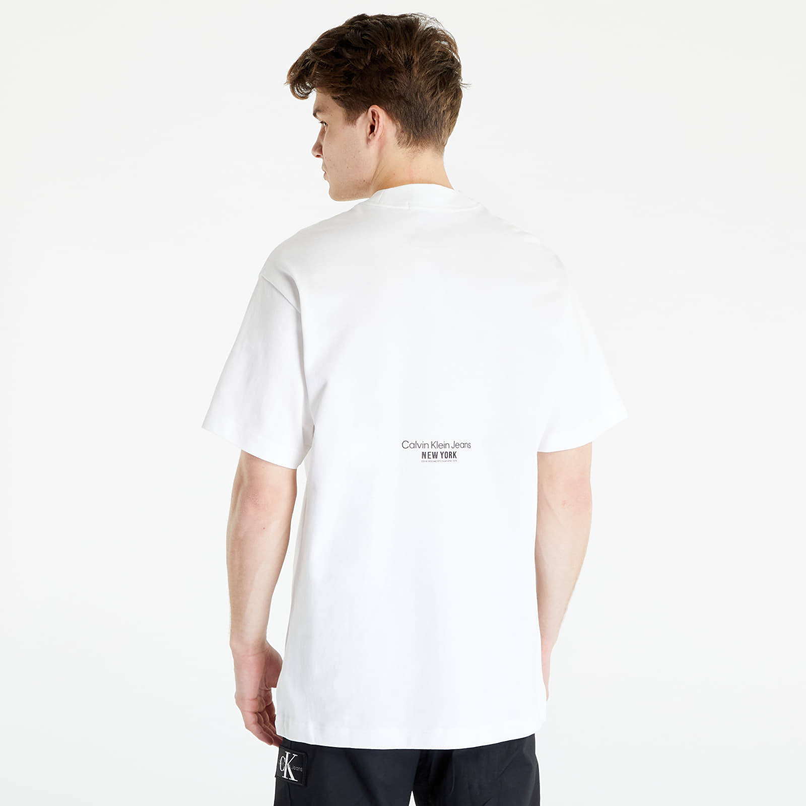   Μπλούζες CALVIN KLEIN JEANS Motion Floral Graphic S/S T-Shirt White