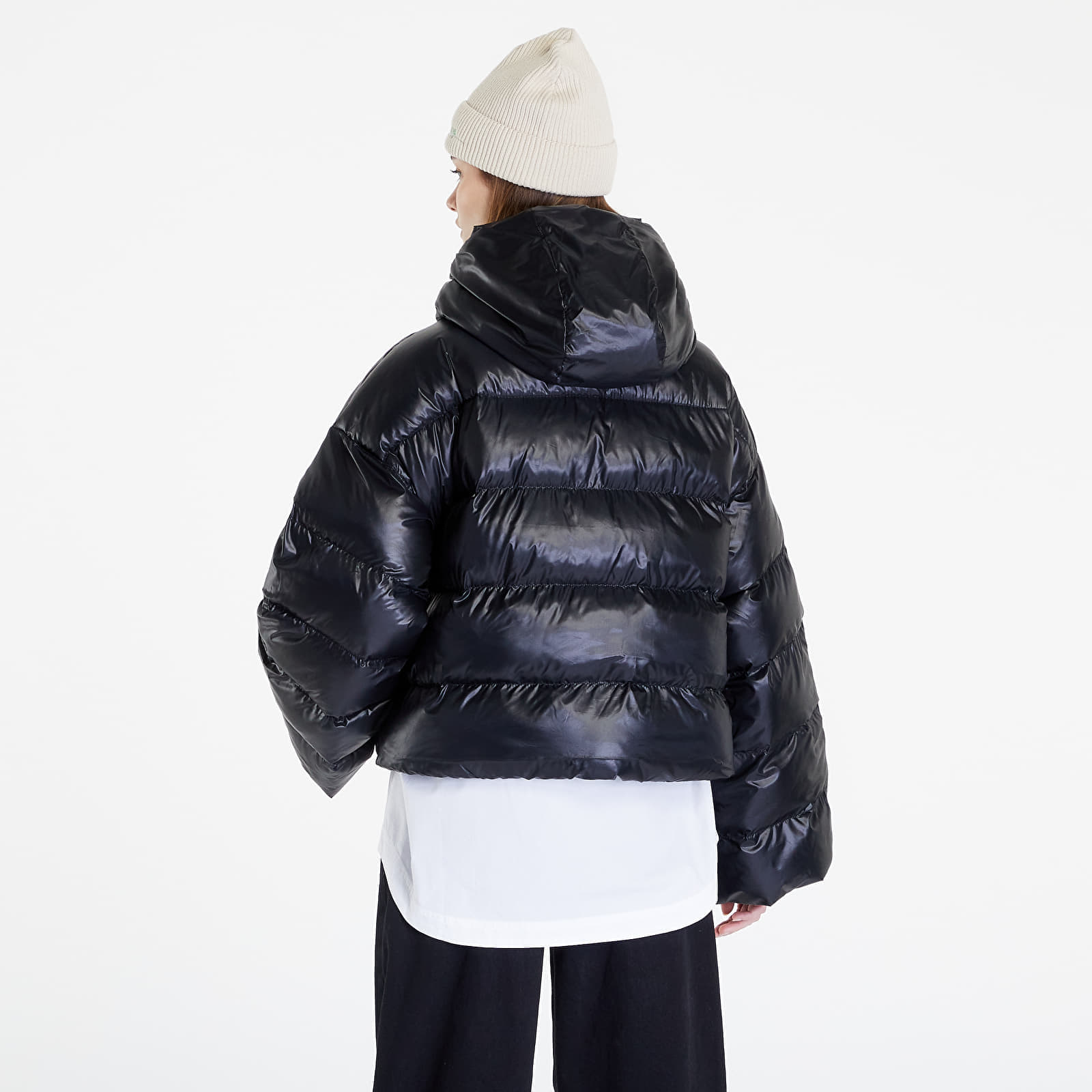 Kurtki Nike Sportswear Therma-FIT City Series Women's Synthetic-Fill Hooded Jacket Black