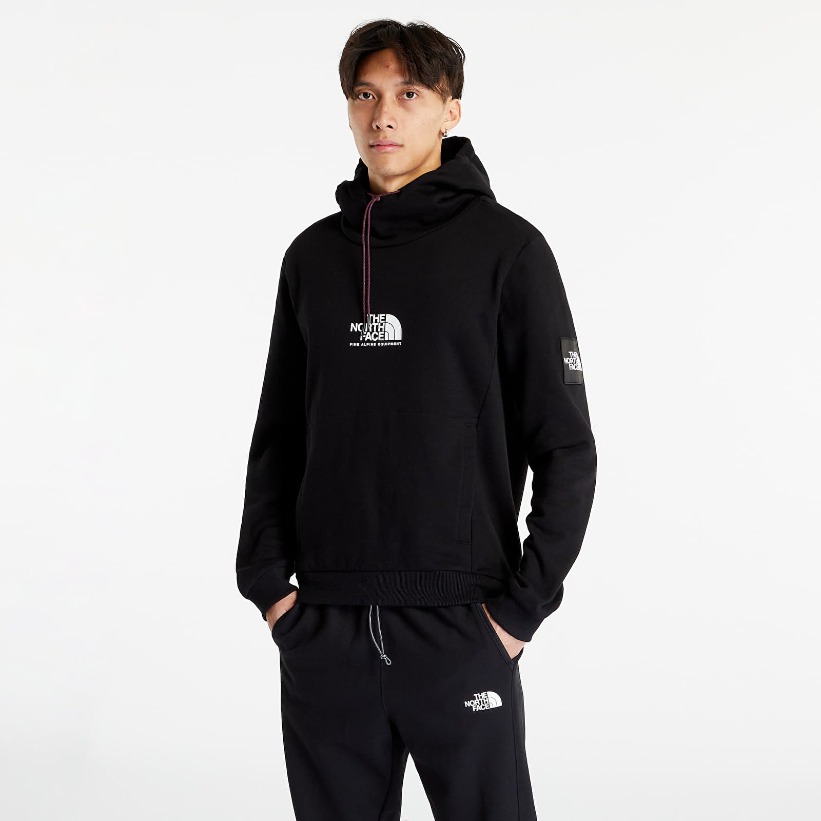 Hoodies and sweatshirts  The North Face Fine Alpine Hoodie TNF Black/ Purple Cactus Flower