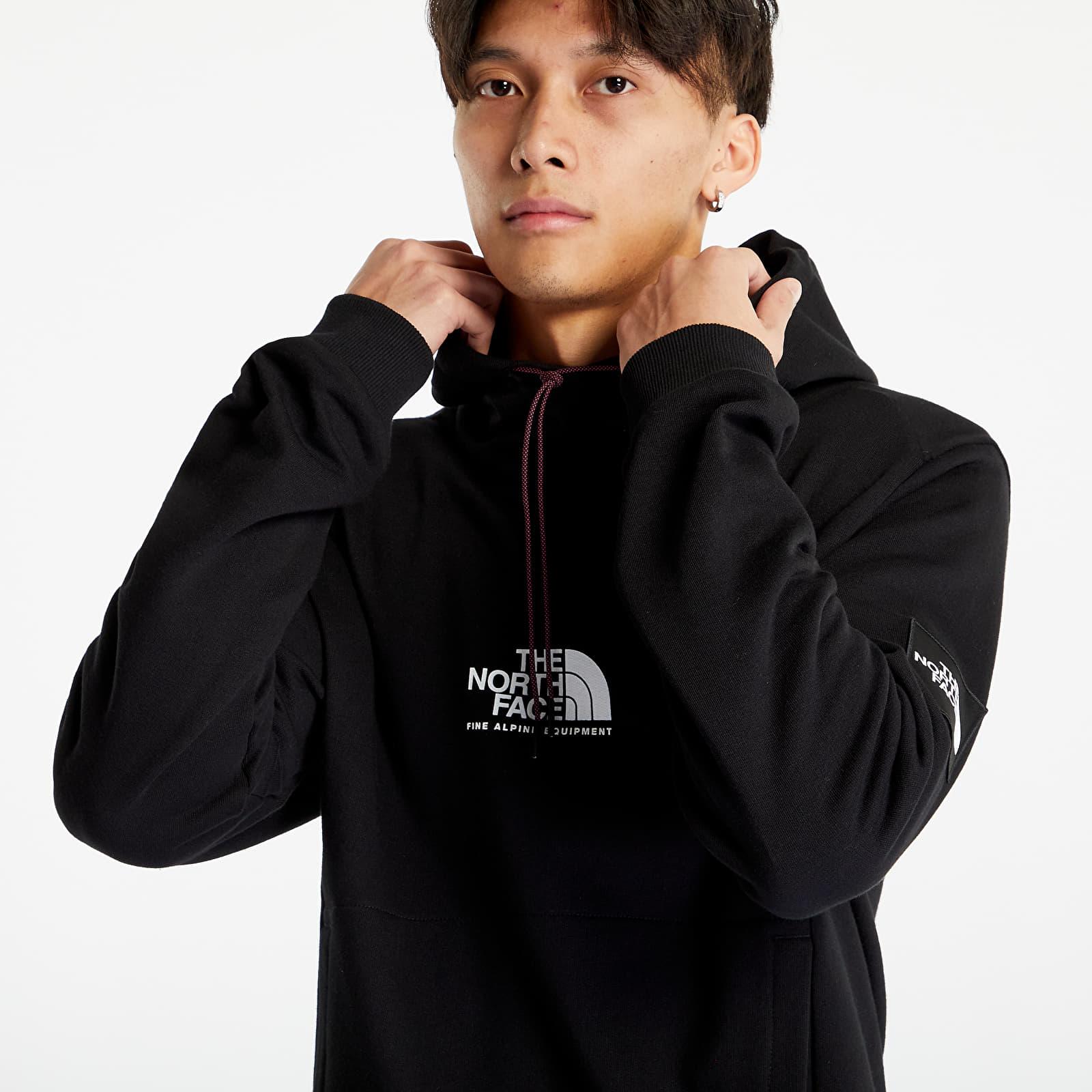 Hoodies and sweatshirts  The North Face Fine Alpine Hoodie TNF Black/ Purple Cactus Flower