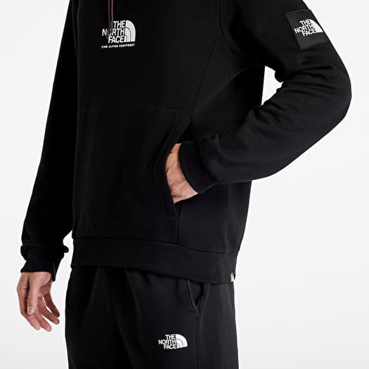 The north face fine alpine hoodie black hot sale