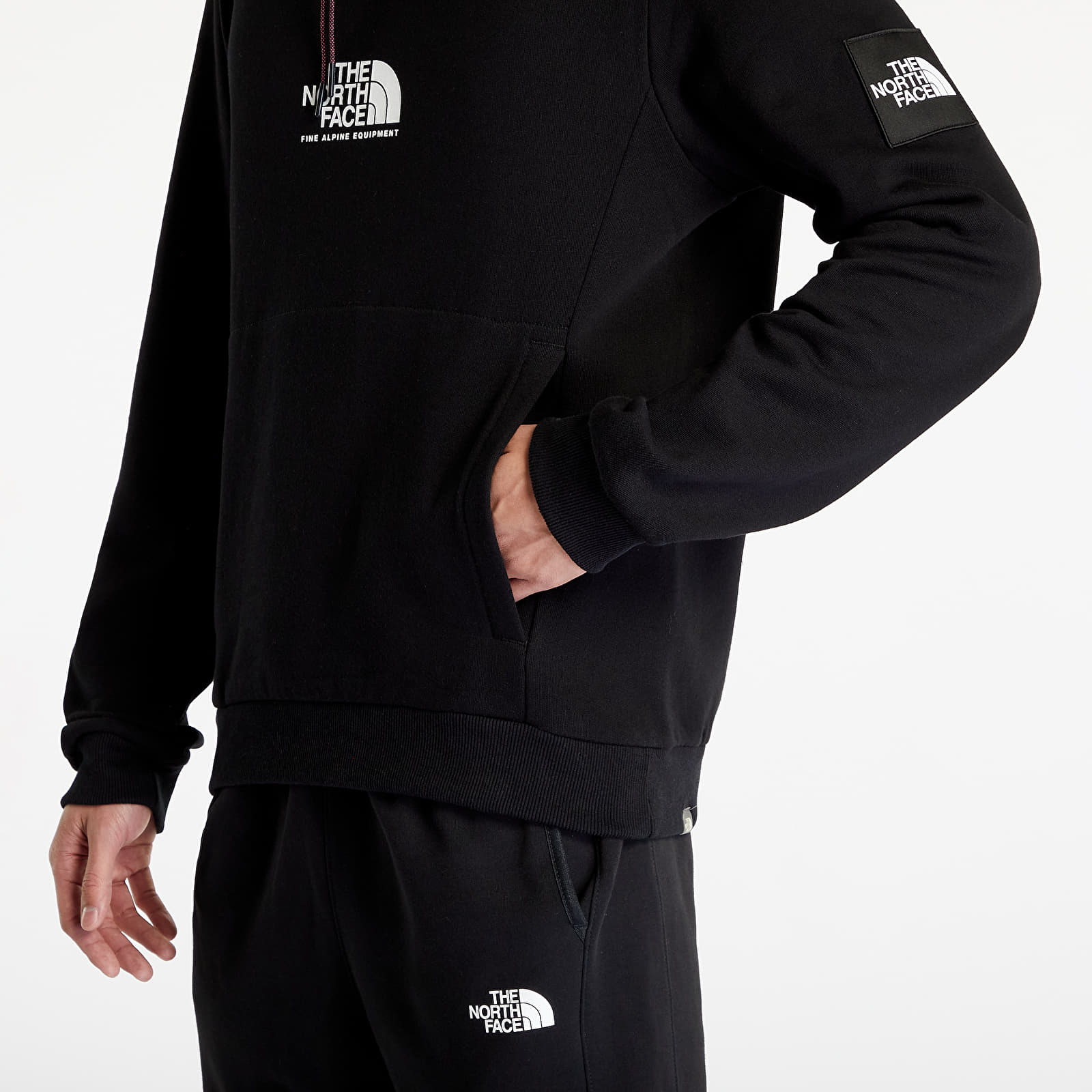 Hoodies and sweatshirts  The North Face Fine Alpine Hoodie TNF Black/ Purple Cactus Flower