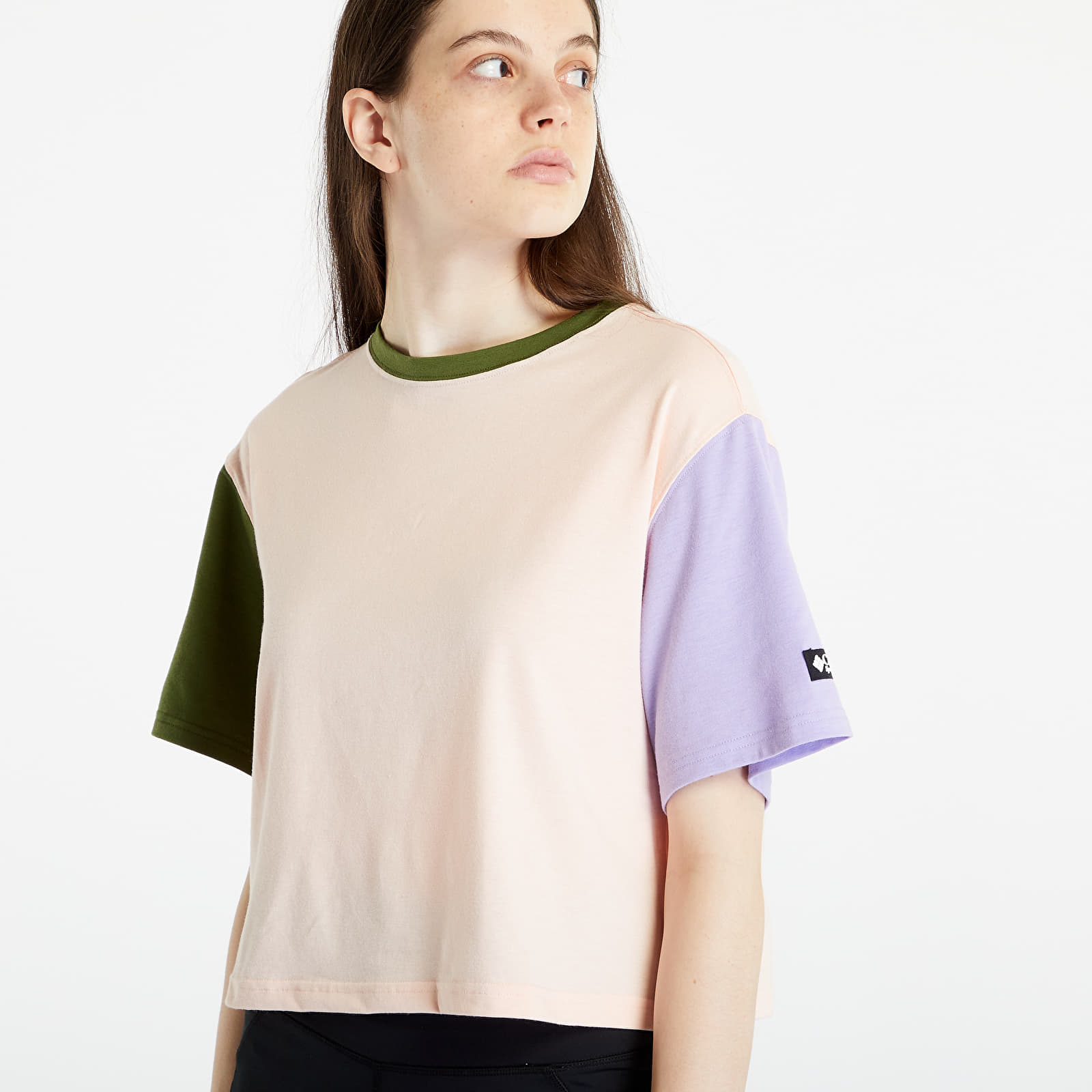Trička Columbia Deschutes Valley™ Cropped Short Sleeve Tee Peach Blossom