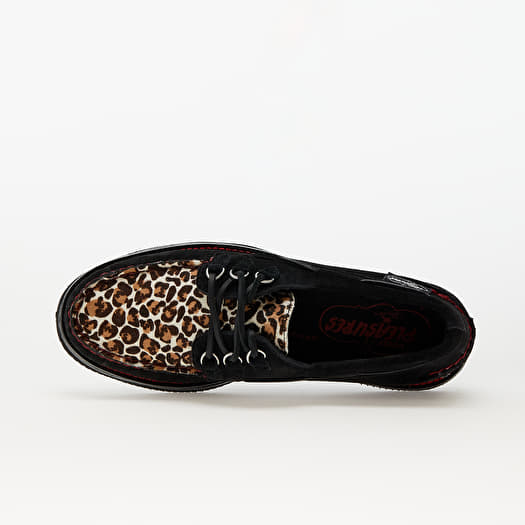Men s sneakers and shoes PLEASURES x Sperry Vibram 3 Eye Boat Shoe Black Queens