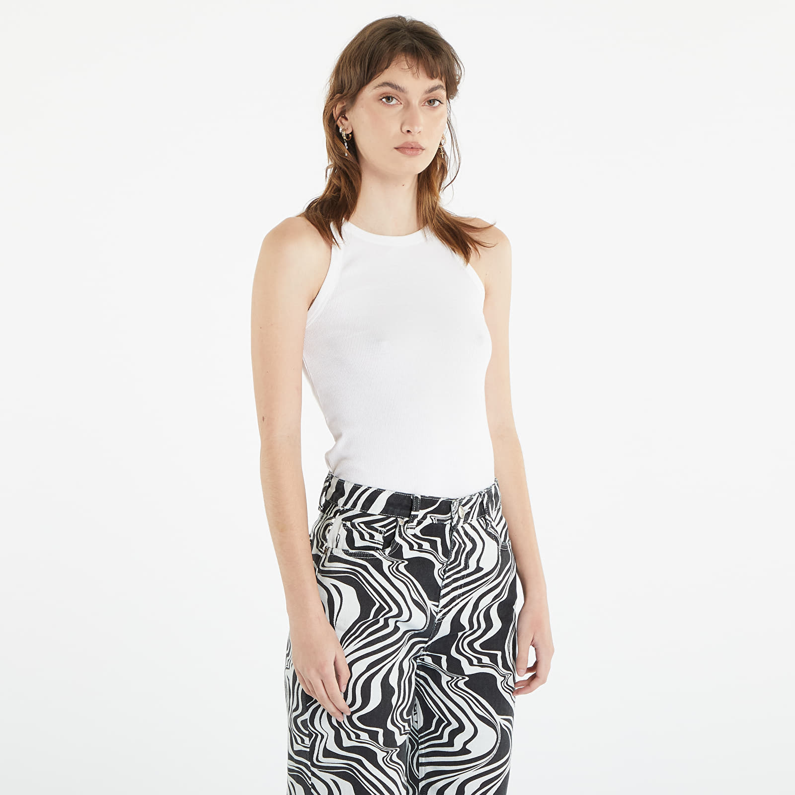 Tank tops Levi's ® Racer Tank White + Neutral