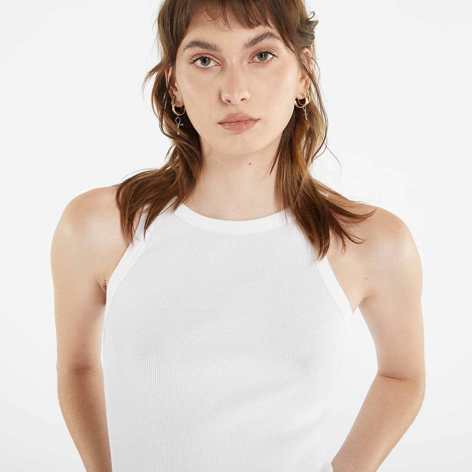 Tank tops Levi's ® Racer Tank White + Neutral