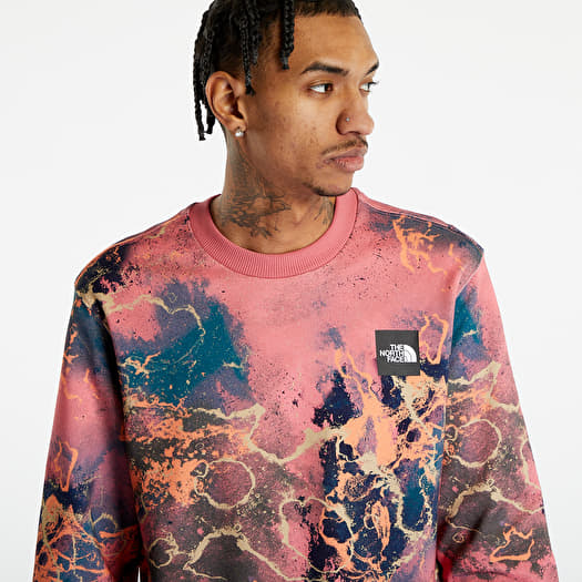 Pink north face top shop