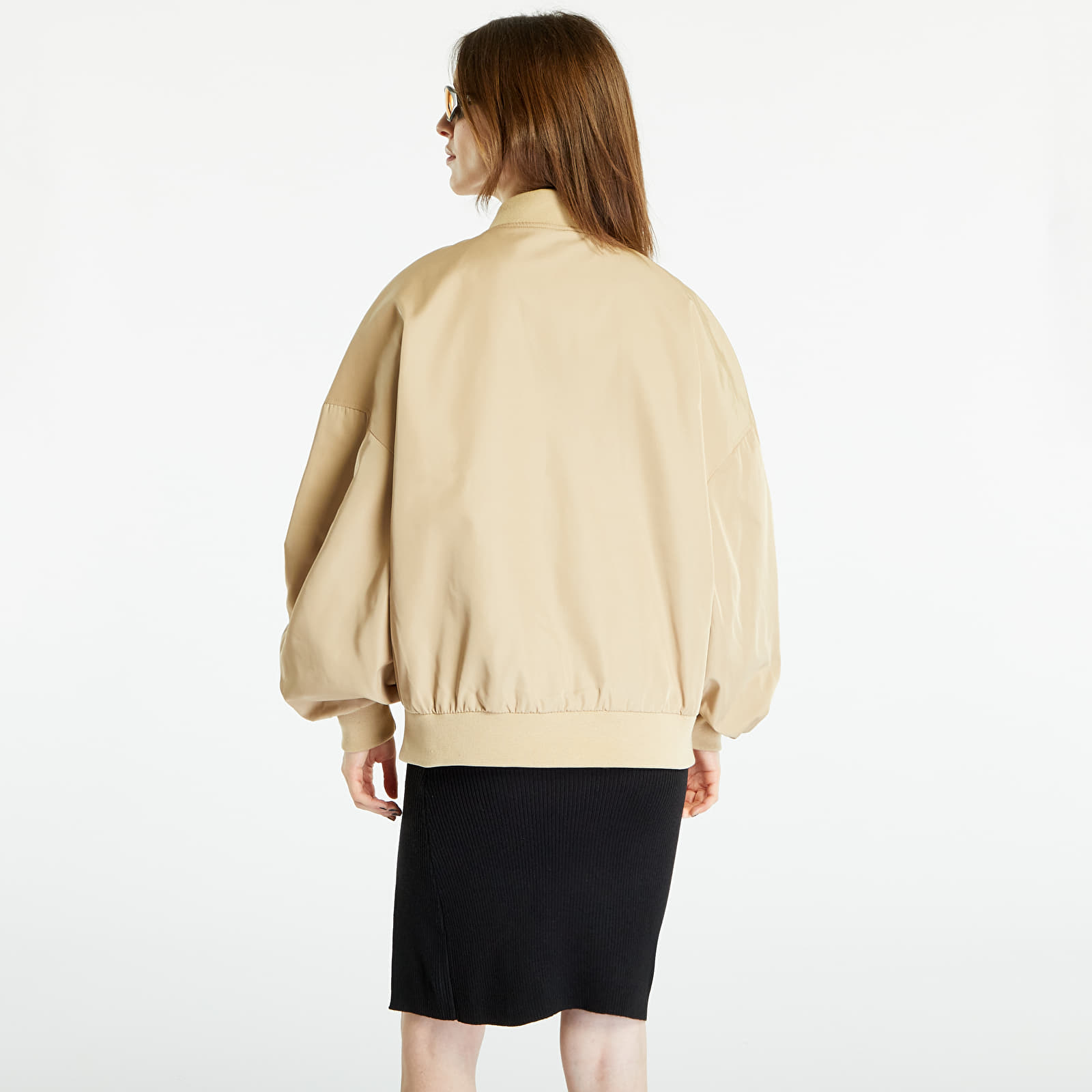 Classics Union Oversized Recycled Jacket Light Bomber Urban | Queens Beige Jackets Ladies