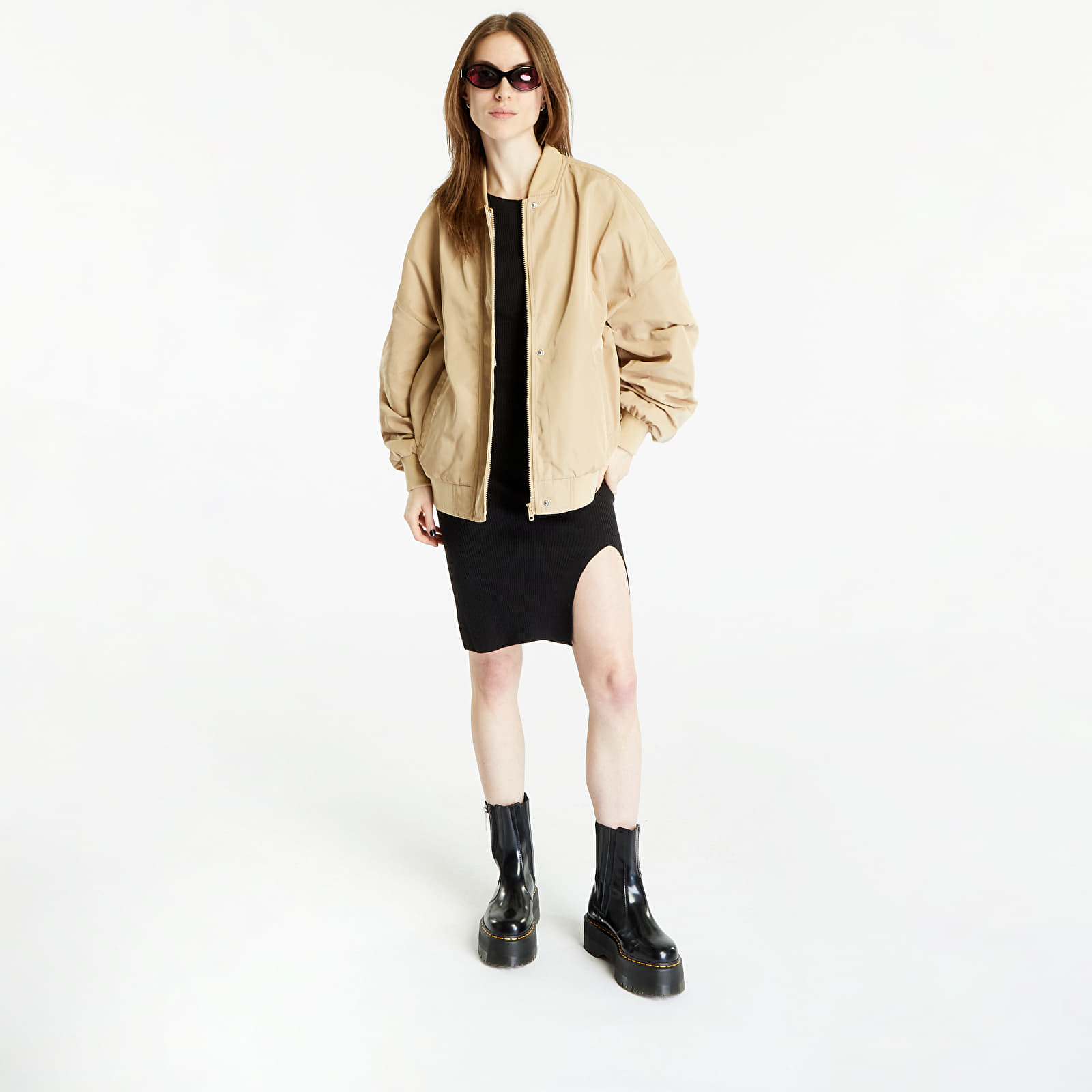 Jacket Oversized | Recycled Classics Union Light Ladies Beige Jackets Urban Bomber Queens