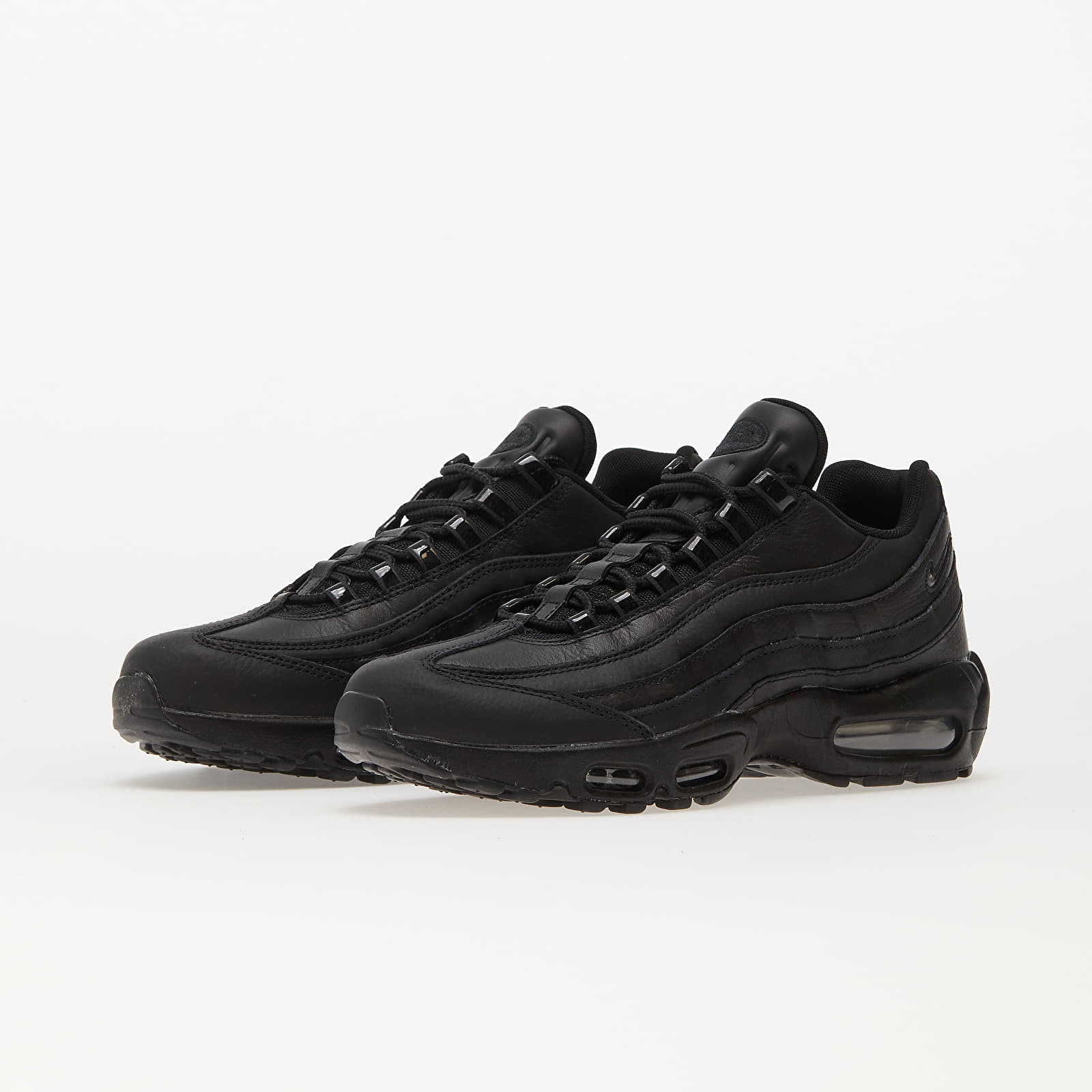 Men s sneakers and shoes Nike Air Max 95 Black Metallic Silver Anthracite Queens
