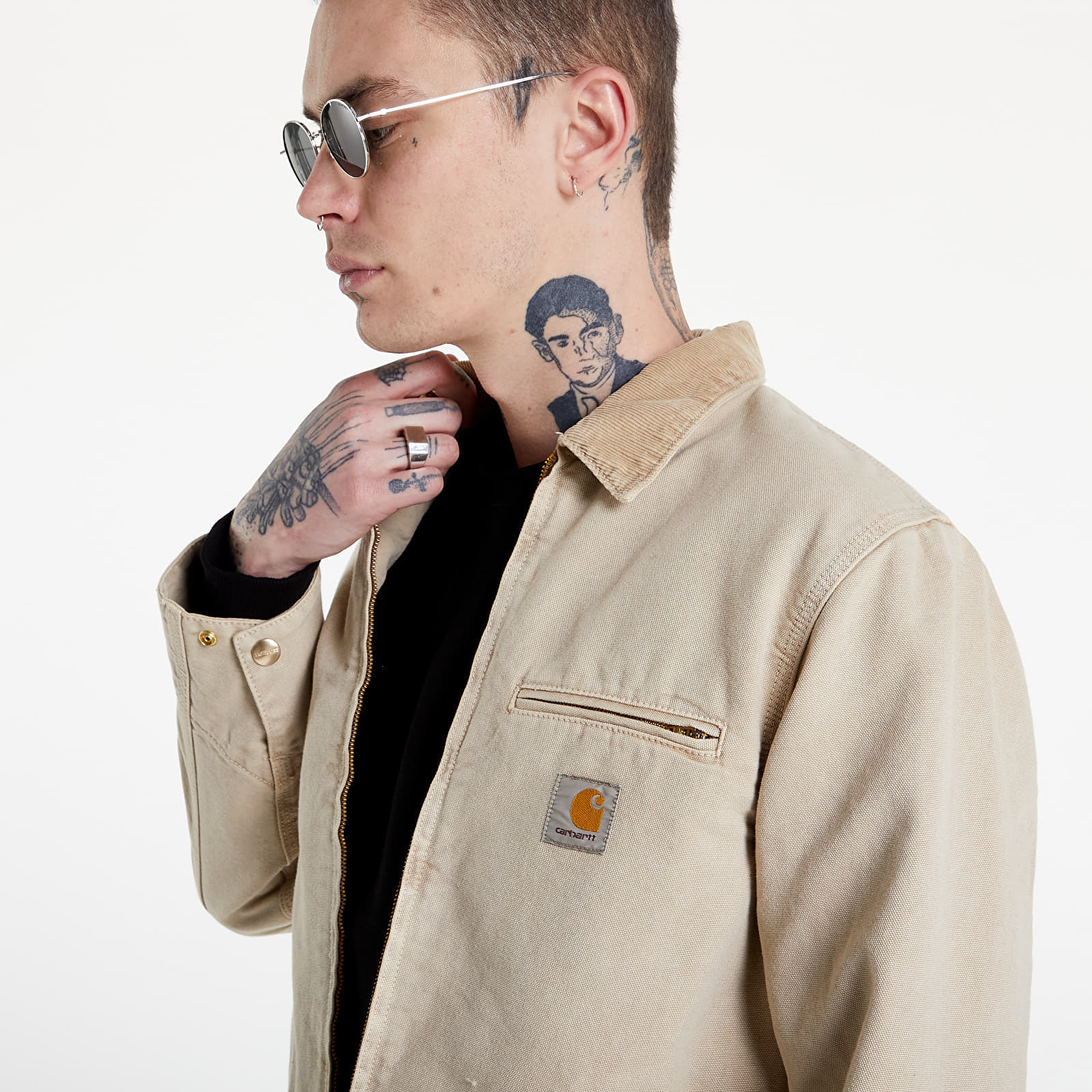 Jacken Carhartt WIP Detroit Jacket Dusty H Brown/ Dusty H Brown Faded