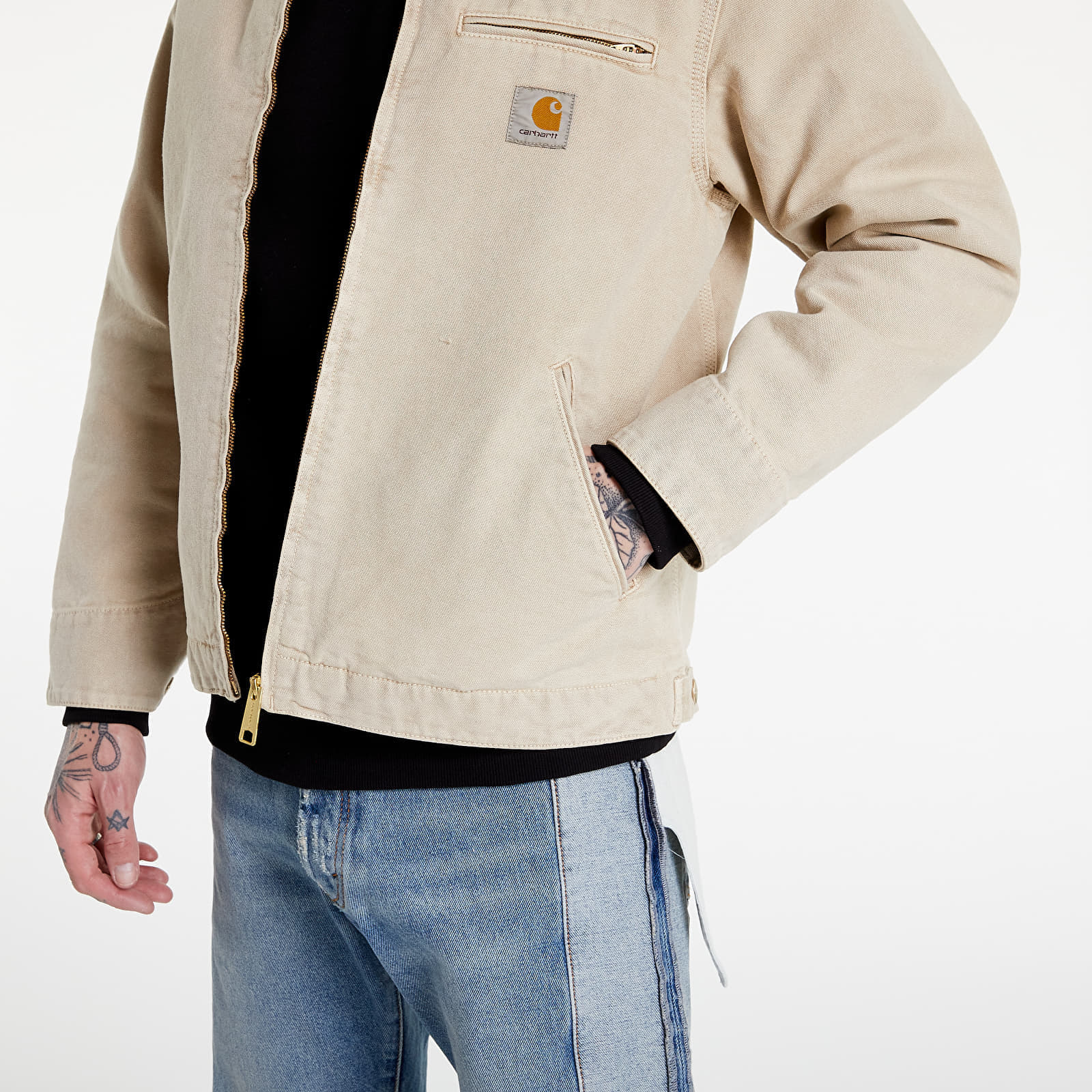 Jacken Carhartt WIP Detroit Jacket Dusty H Brown/ Dusty H Brown Faded