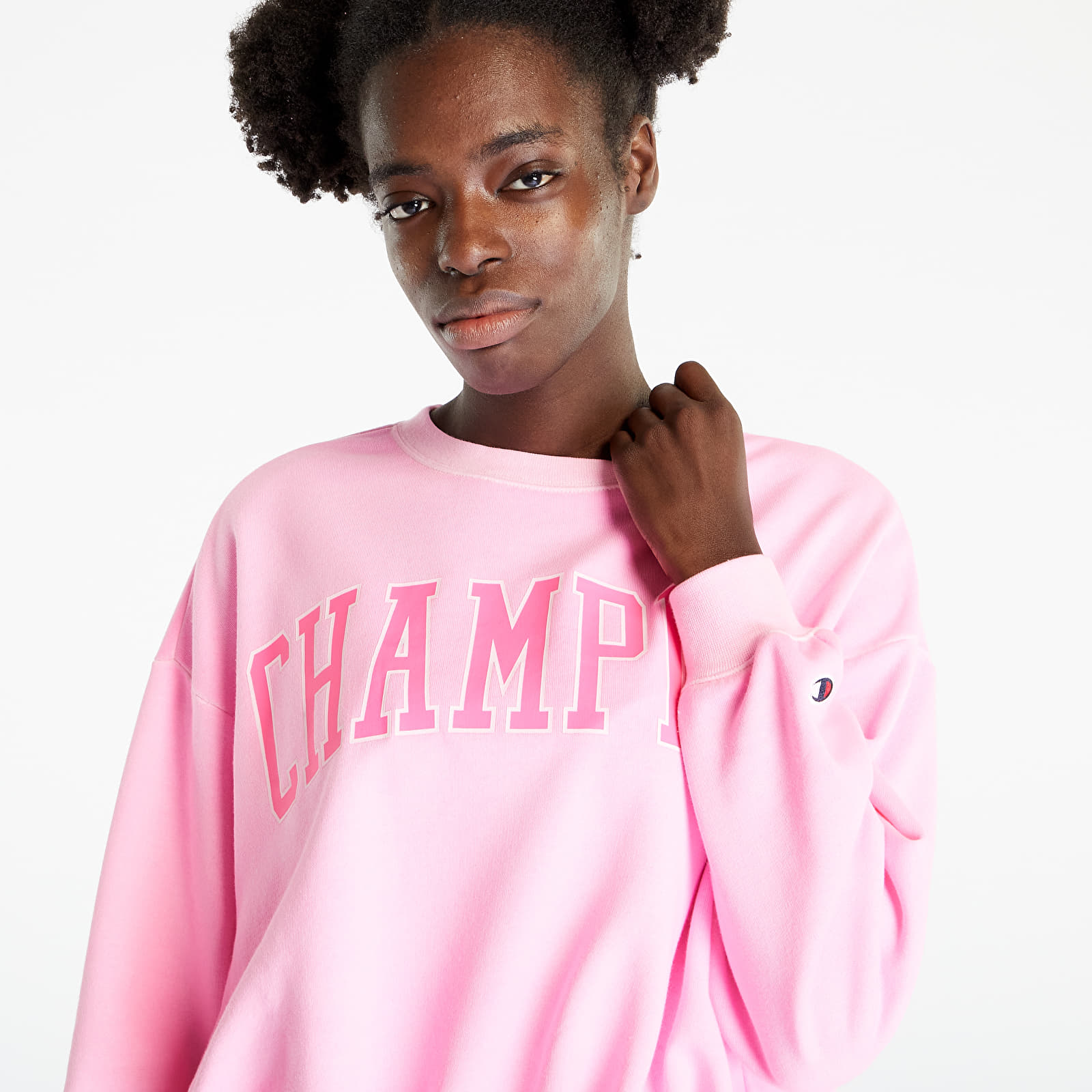 Champion baby pink jumper clearance