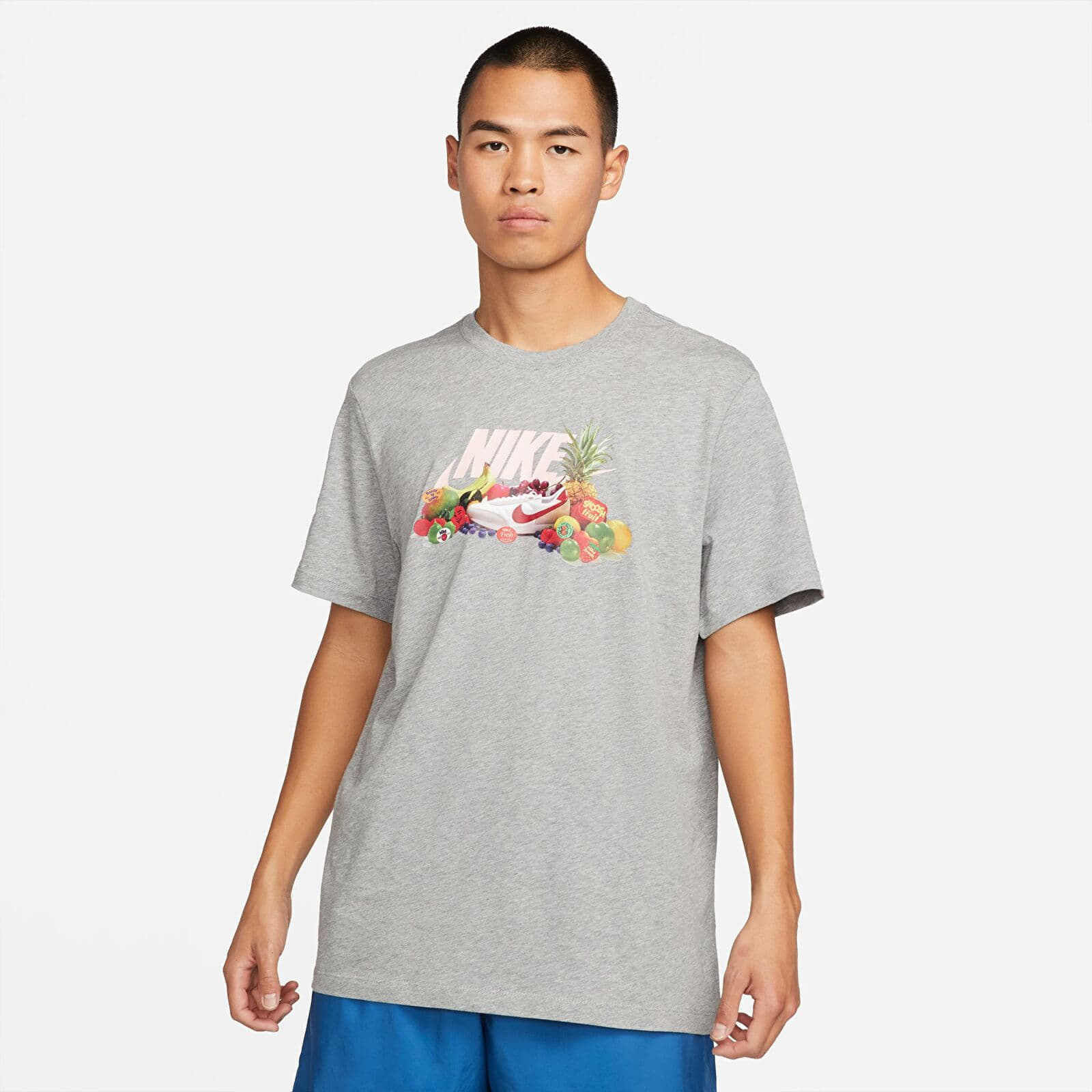 Majice i košulje Nike NSW So 3 Photo Tee Dk Grey Heather