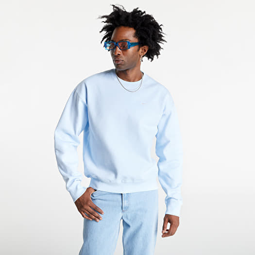 Hoodies and sweatshirts Nike Lab Solo Swoosh Men's Fleece Crew Celestine  Blue/ White | Queens