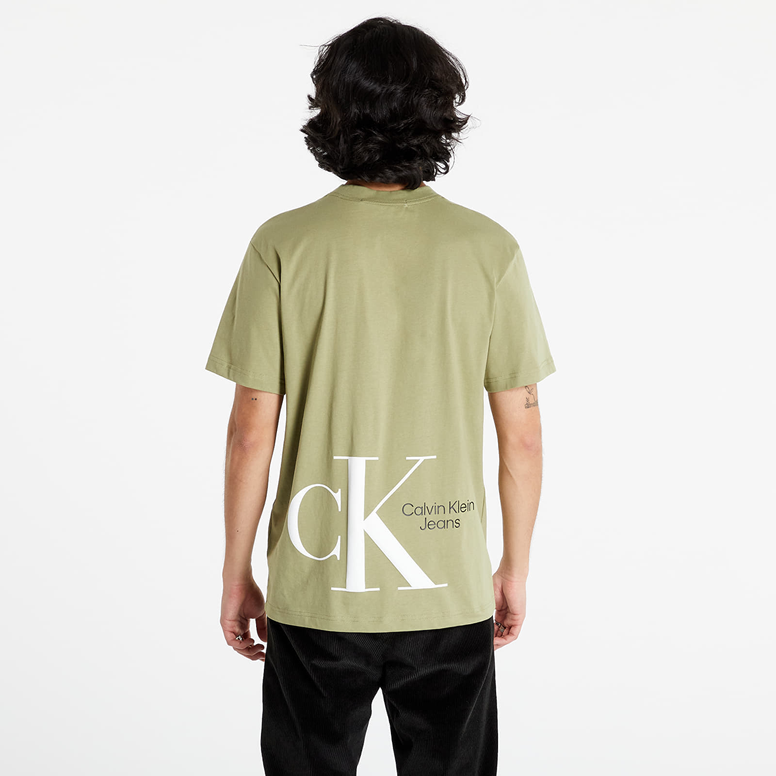 Calvin klein khaki t shirt sale
