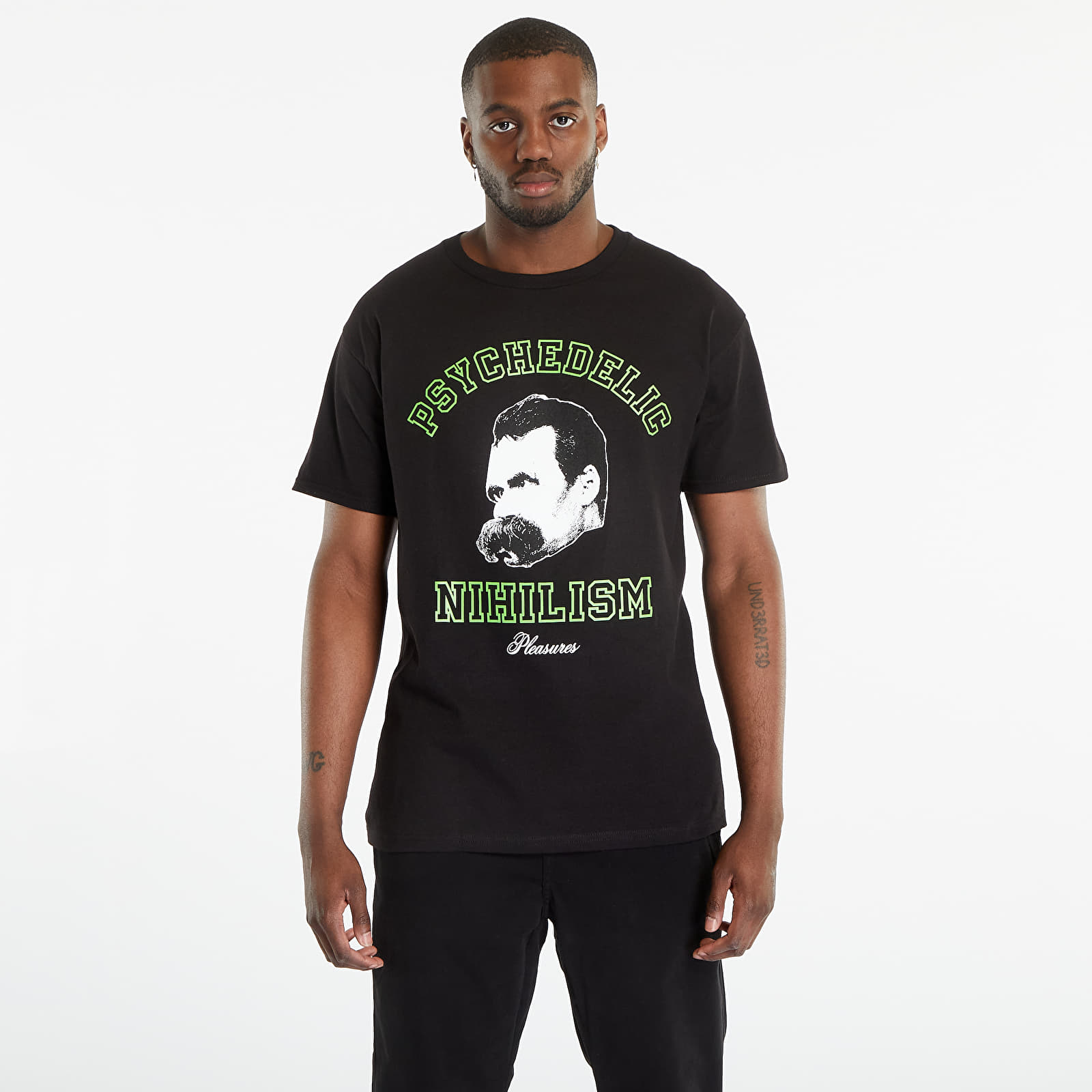 T-shirts PLEASURES Psychedelic Nihilism T-Shirt Black
