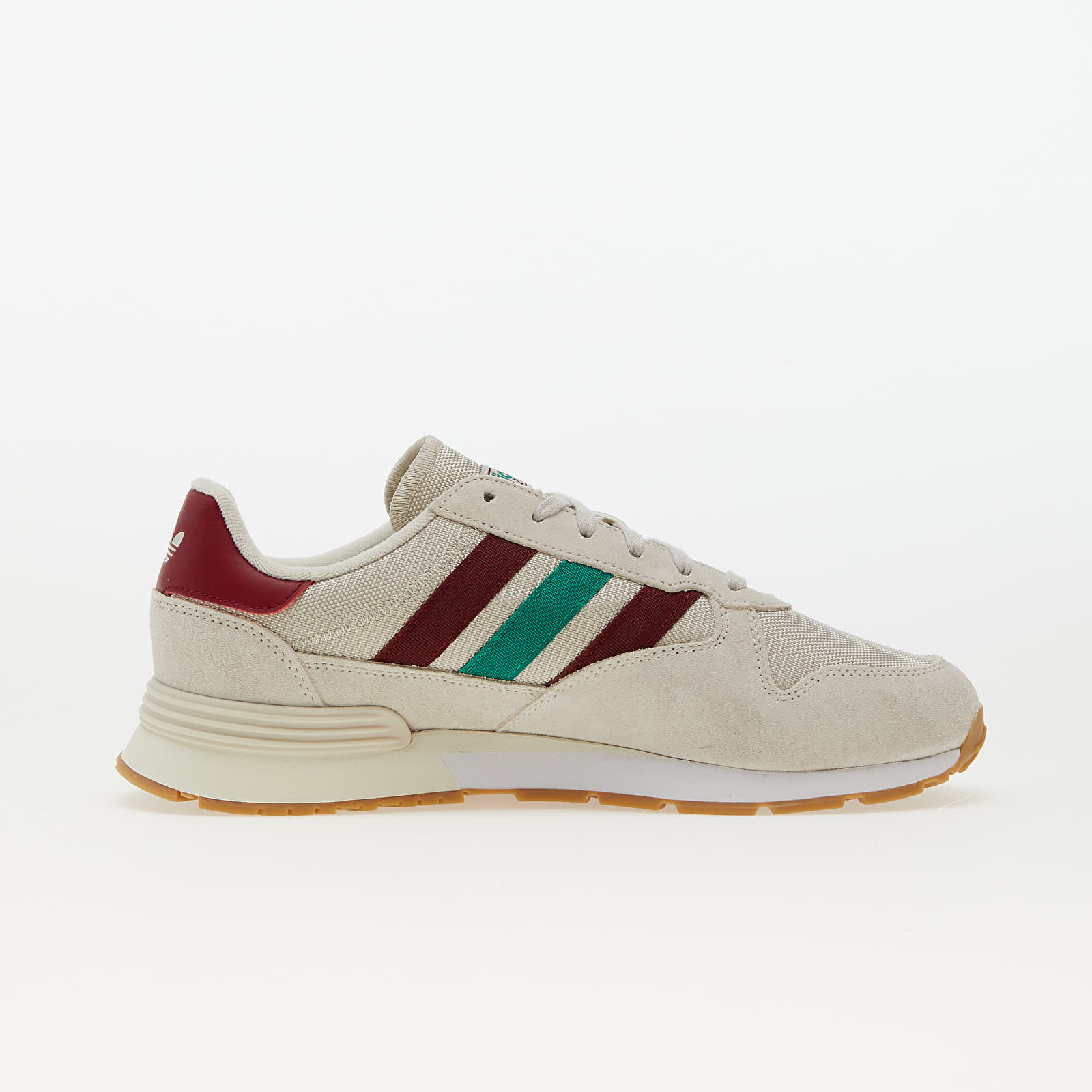 Men's sneakers and shoes adidas Originals Treziod 2 Aluminium/ Core Burgundy/ Court Green