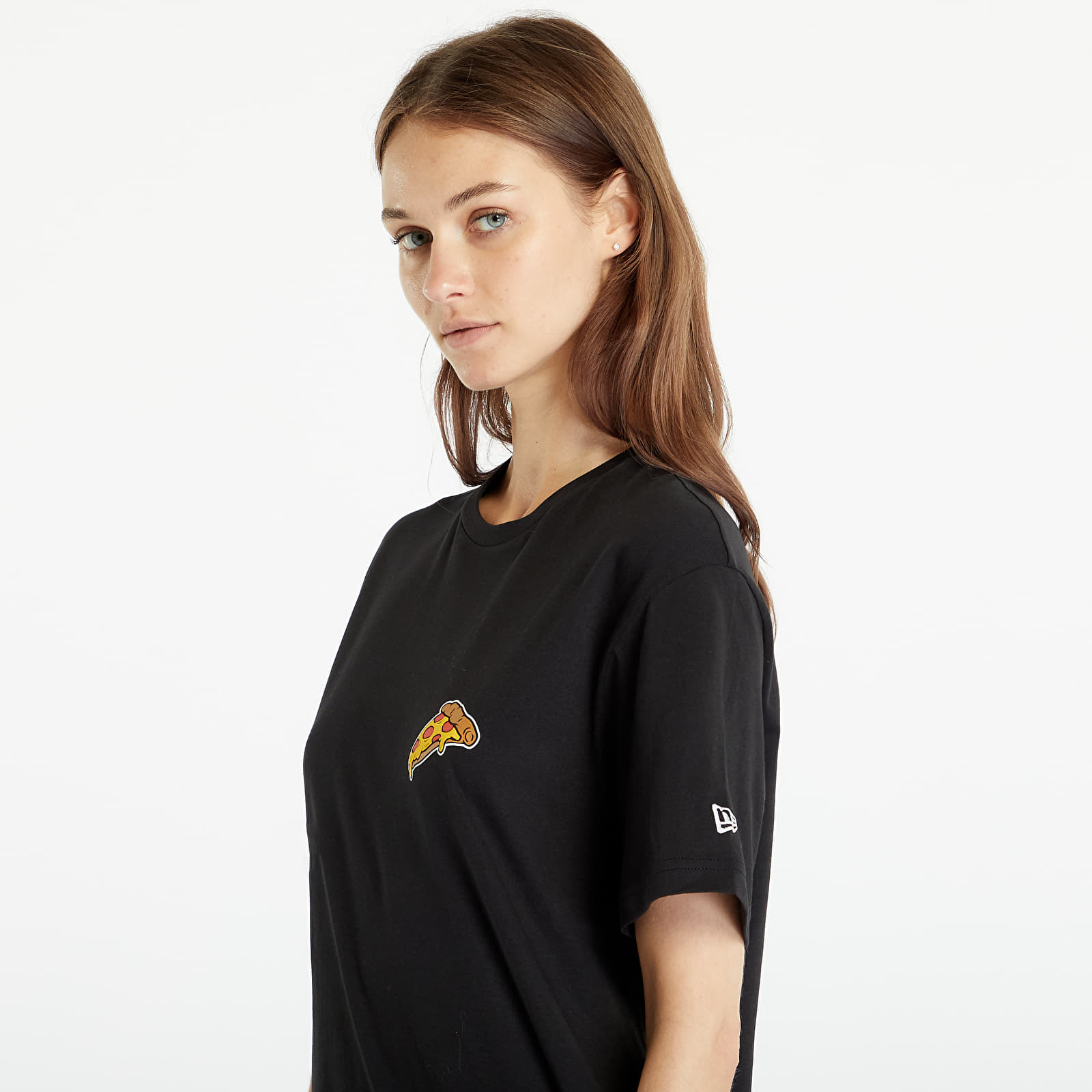 Koszulki New Era Pizza Graphic T-Shirt UNISEX Black/ Dark Green