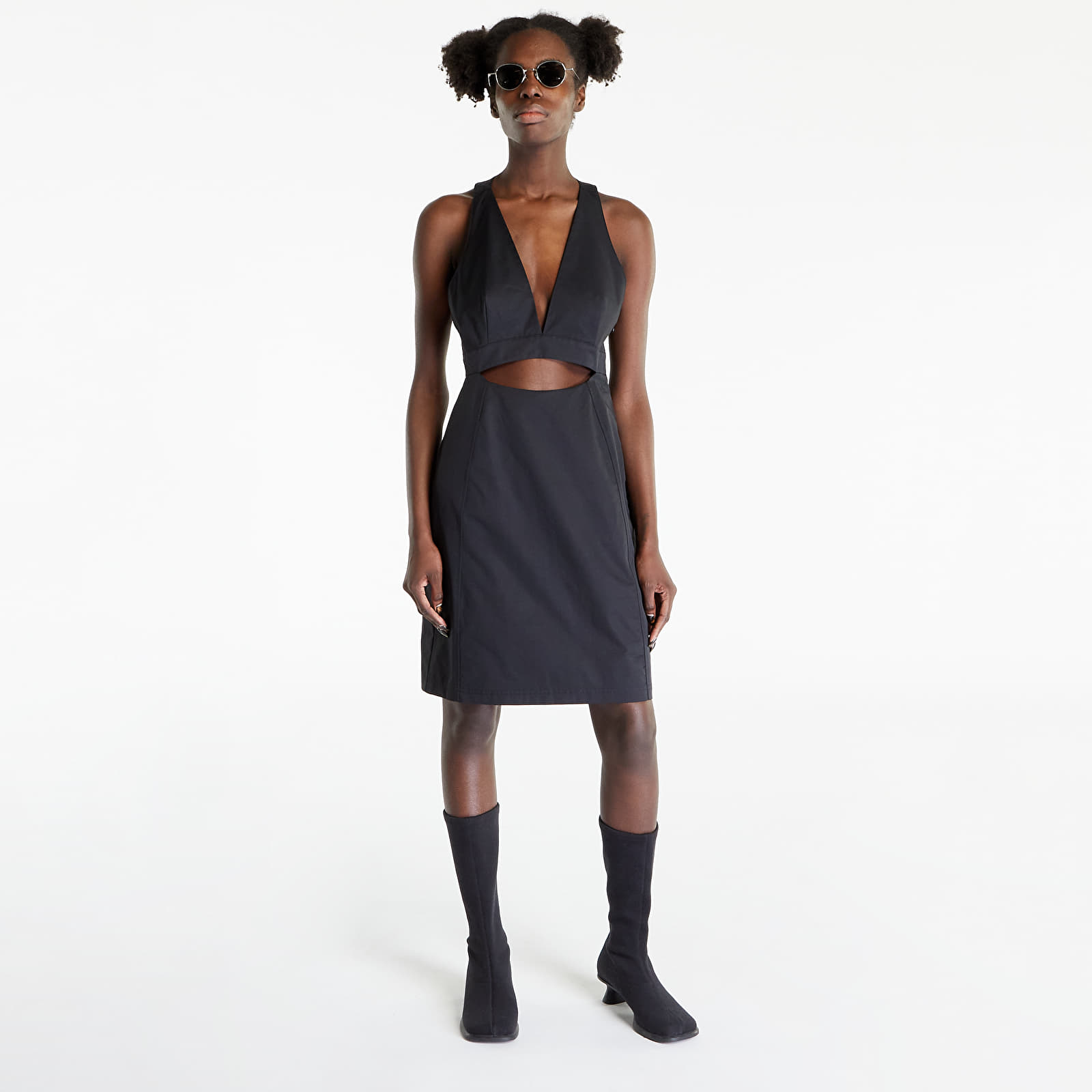 Dresses CALVIN KLEIN JEANS Open Back Strap Utility Dress Black Queens