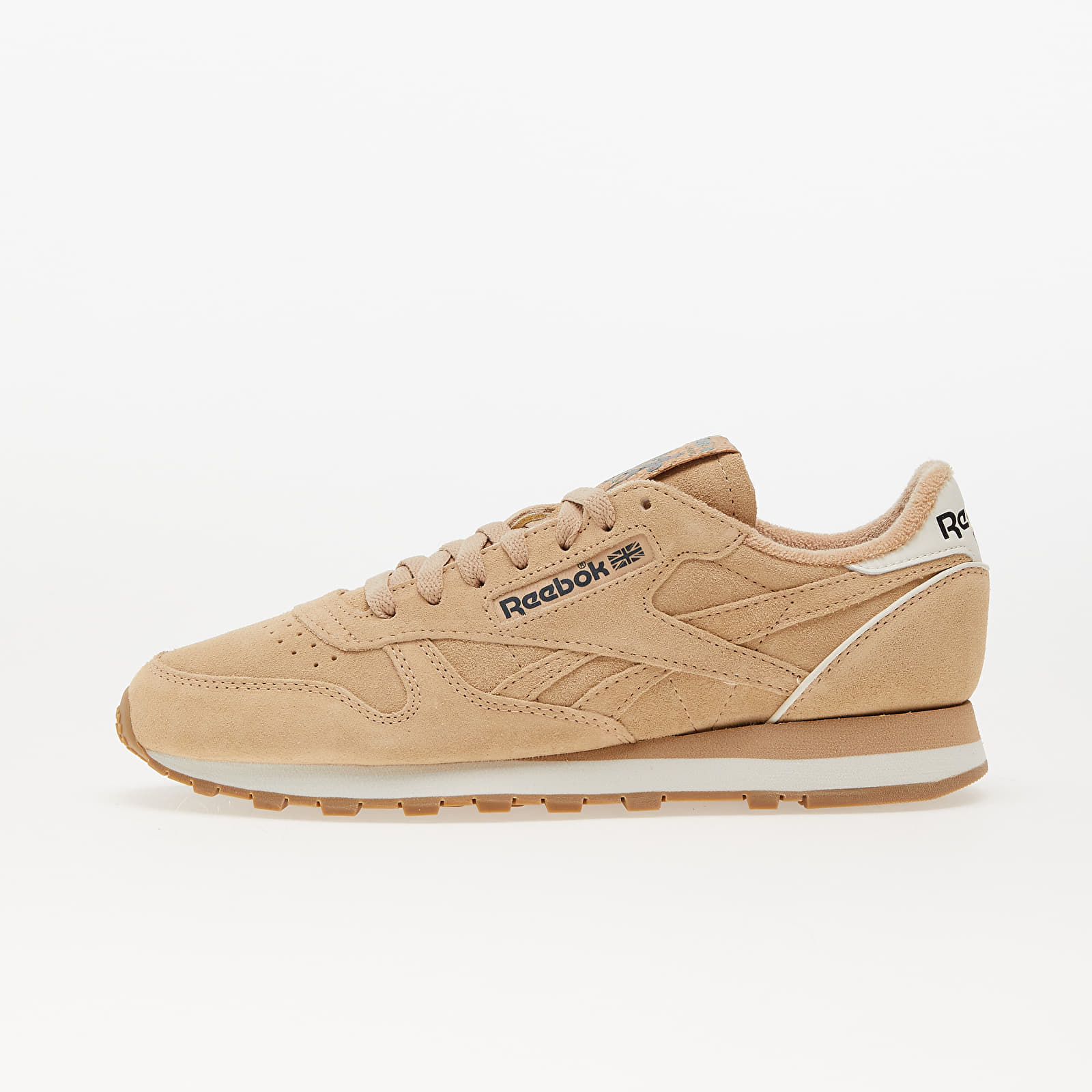 Men's sneakers and shoes Reebok Classic Leather 1983 Vintage Sahara/ Glen Green/ Reebok Rubber Gum-04