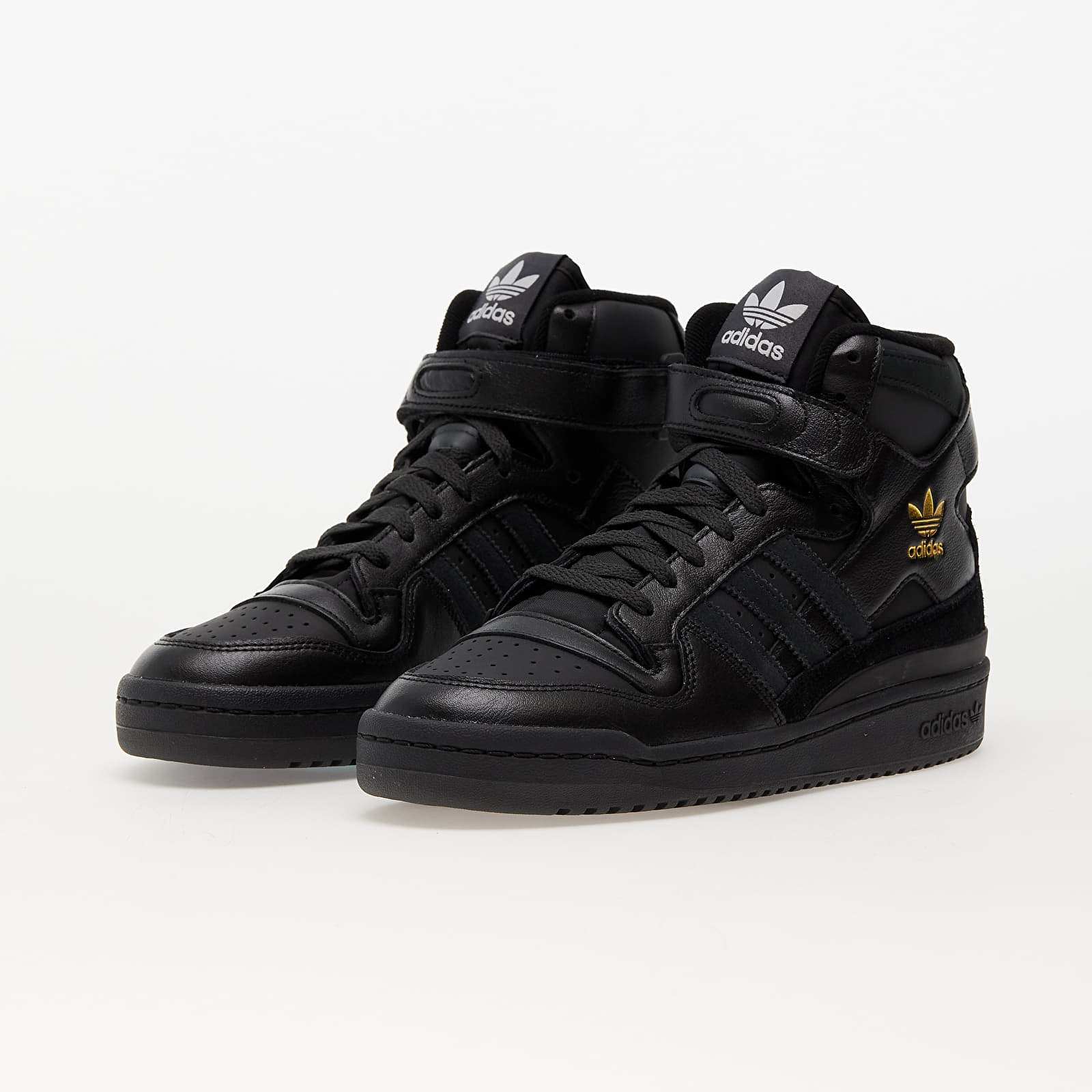 Adidas high tops all black top