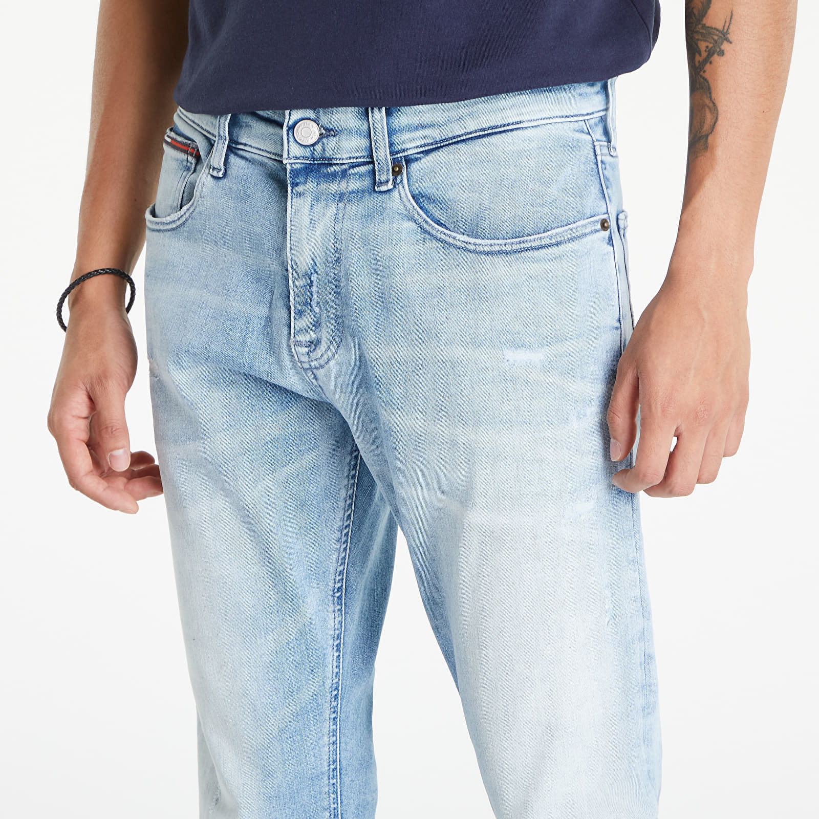 Džínsy TOMMY JEANS Austin Slim Tapered Pants Denim Light
