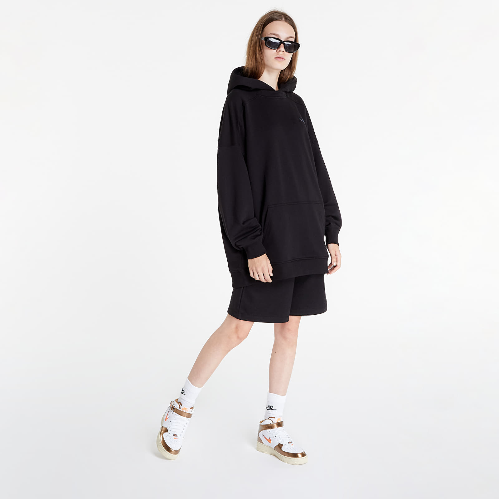 Dukserice CALVIN KLEIN JEANS Disrupted Logo Hoodie Ck Black