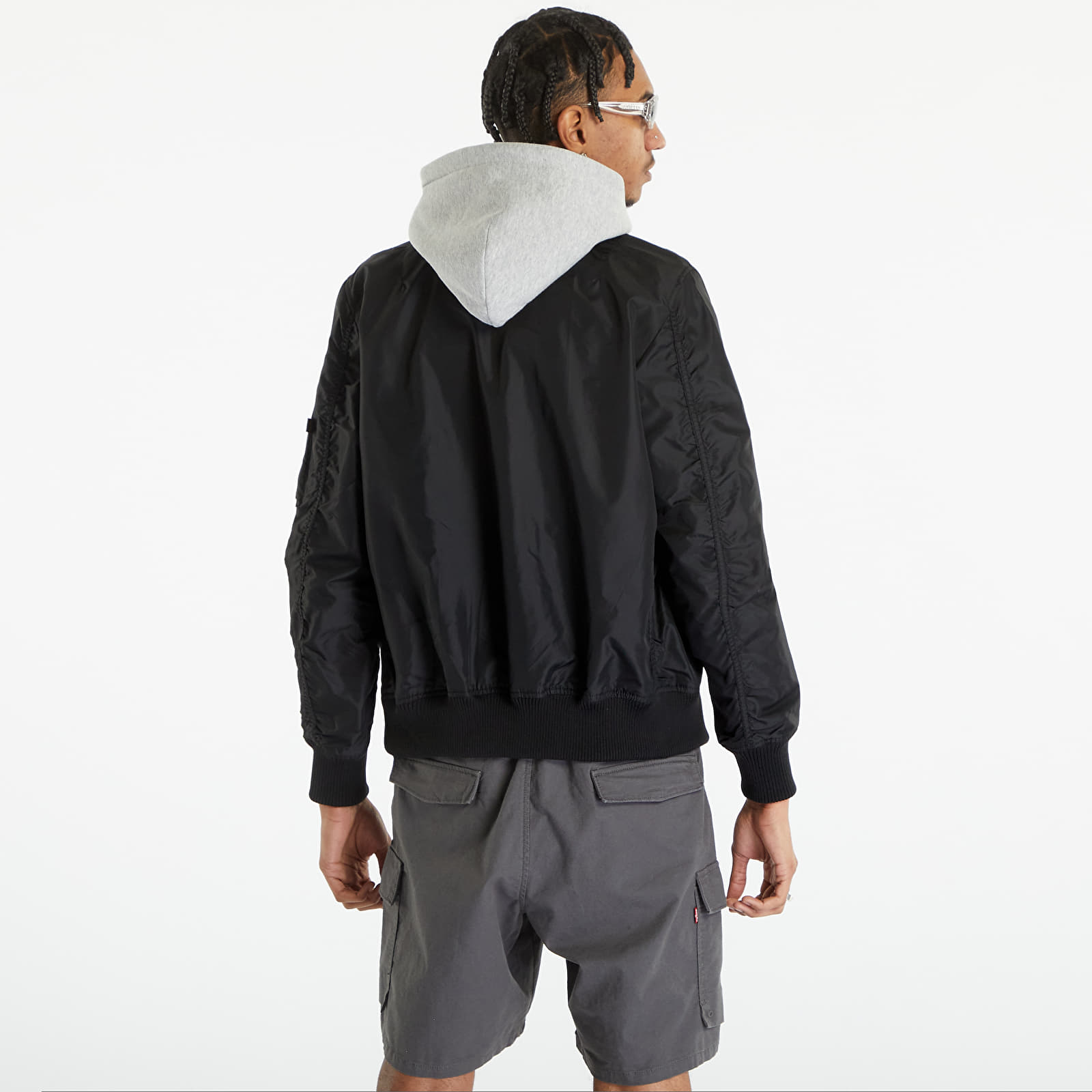 Jacken Alpha Industries MA-1 TT Hood Black