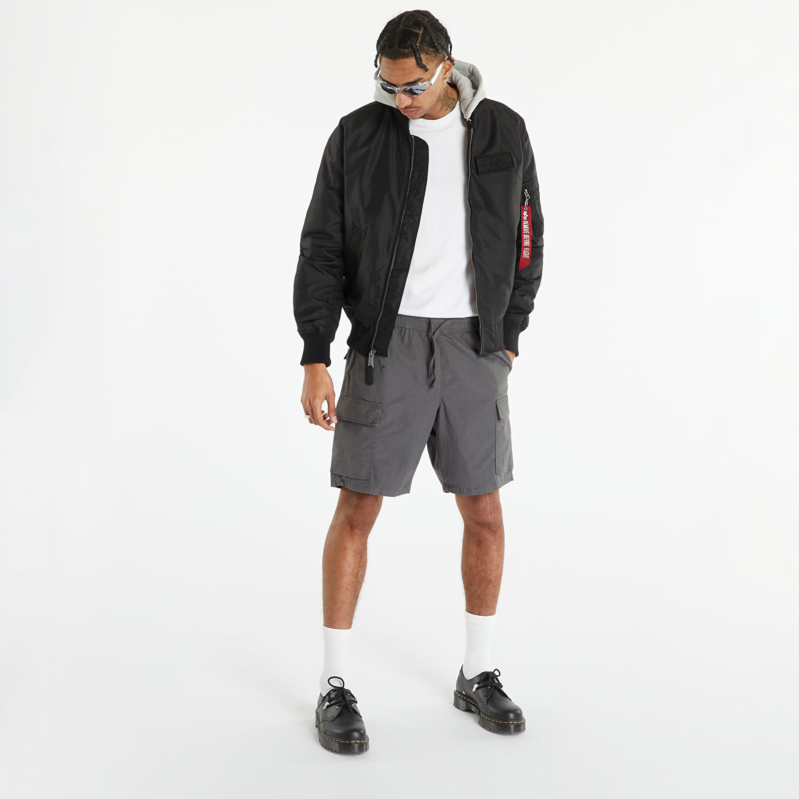 Jacken Alpha Industries MA-1 TT Hood Black
