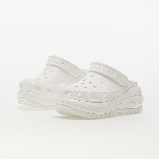 Men's sneakers and shoes Crocs Classic Mega Crush Clog White