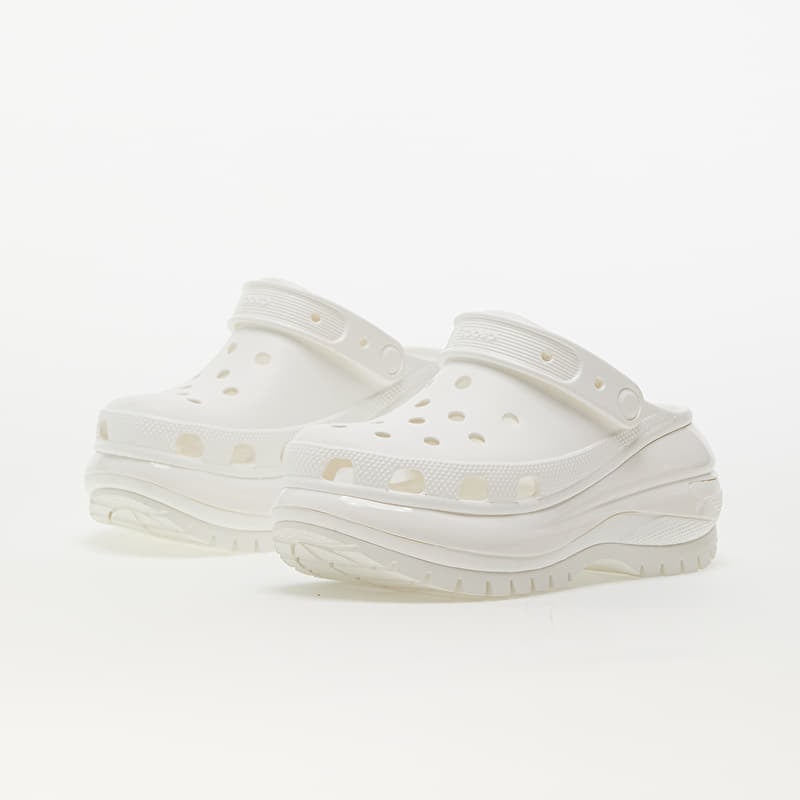Men's sneakers and shoes Crocs Classic Mega Crush Clog White
