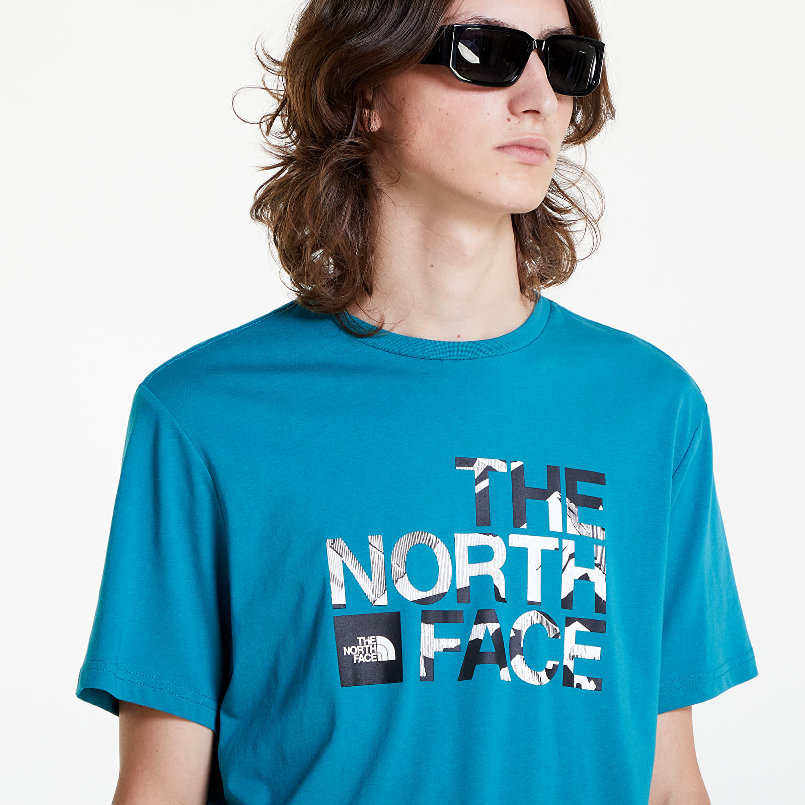 Men s Clothing The North Face Coordinate Tee Harbor Blue Queens