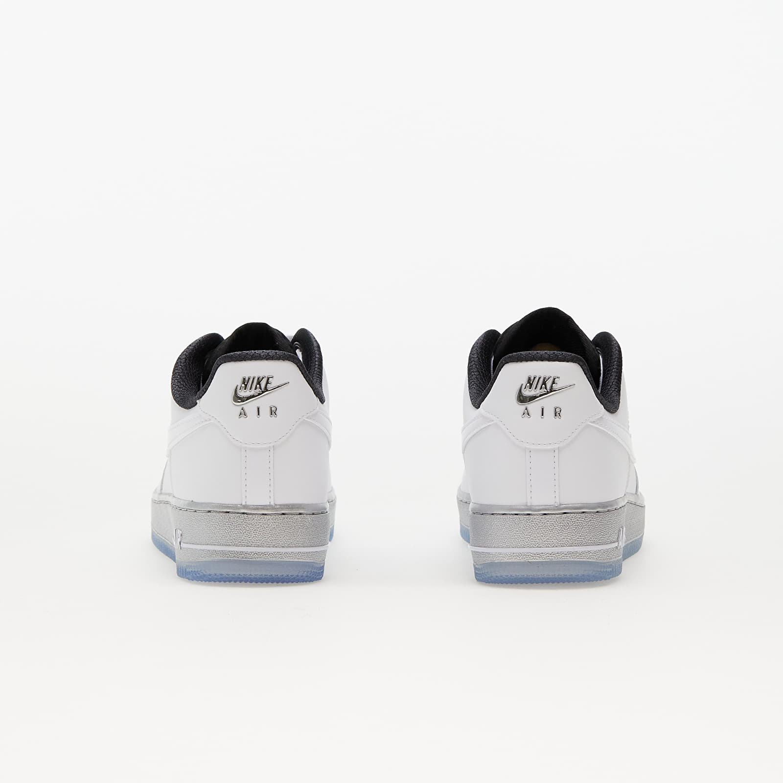 Women s sneakers and shoes Nike W Air Force 1 07 White White Metallic Silver Black Queens