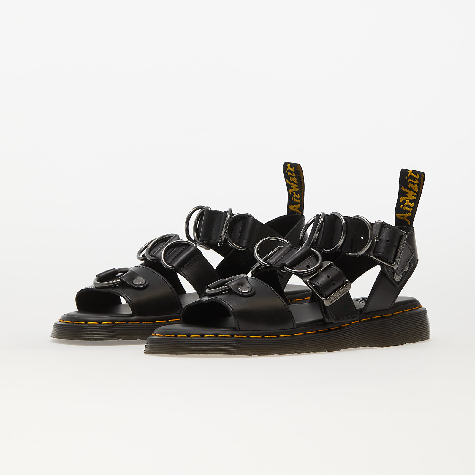 Vīriešu čības un apavi Dr. Martens Gryphon Alt 2 Strap Sandal Black Buttero