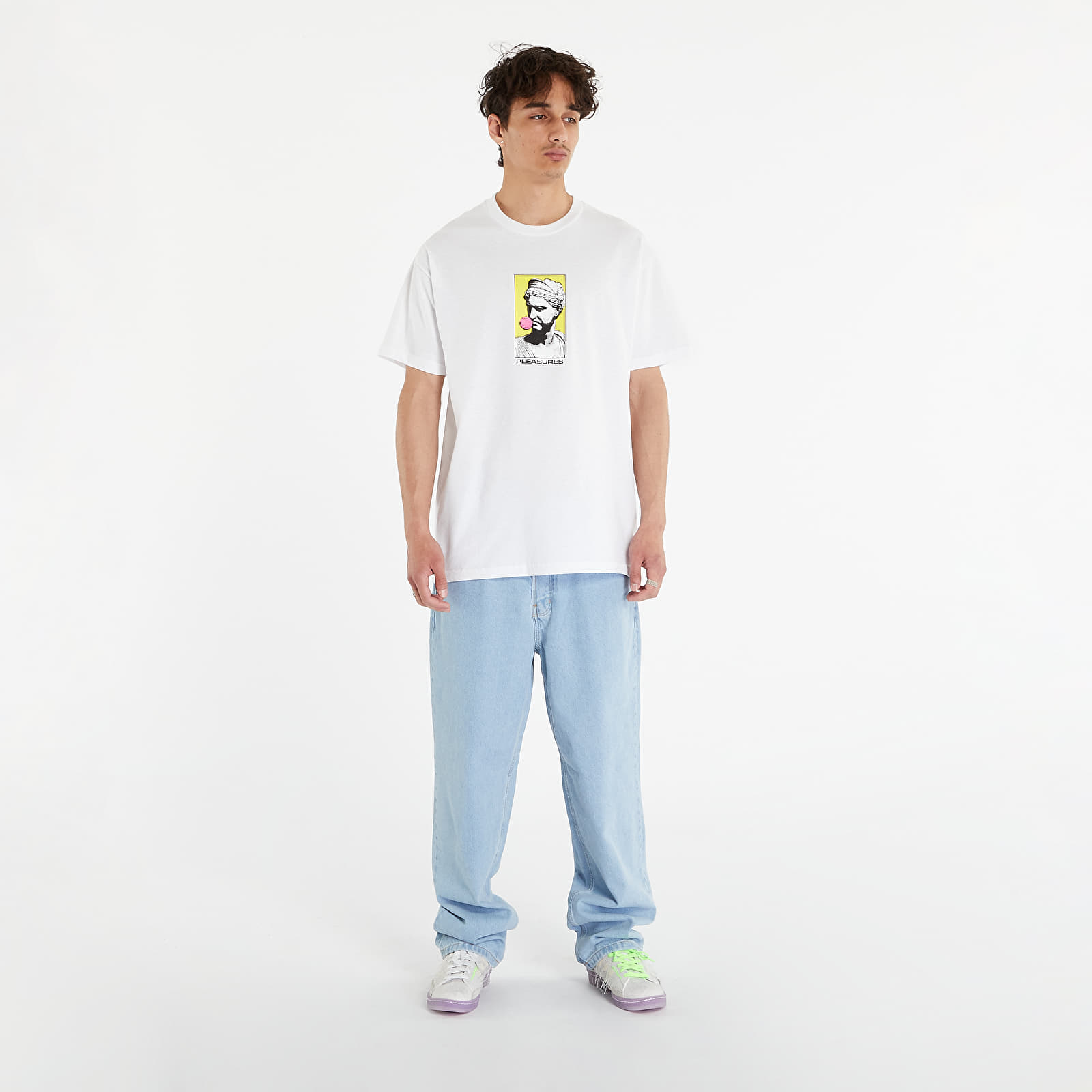 T-shirts PLEASURES Blow T-Shirt White